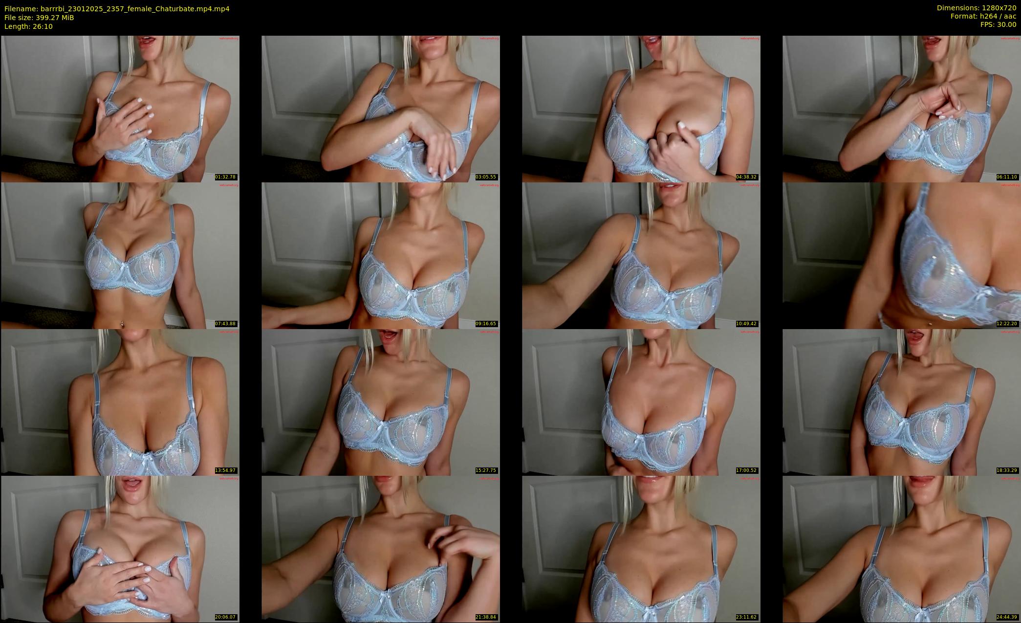 barrrbi — 27 minute Chaturbate female cam show recording, 720p, Jan 23, 2025