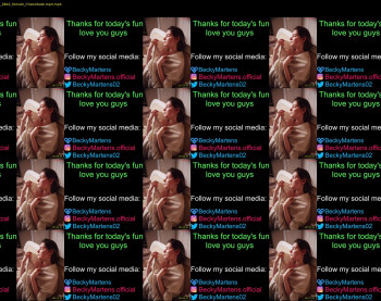 beckymartens — 11 minute Chaturbate female cam show recording, 720p, Jan 25, 2025