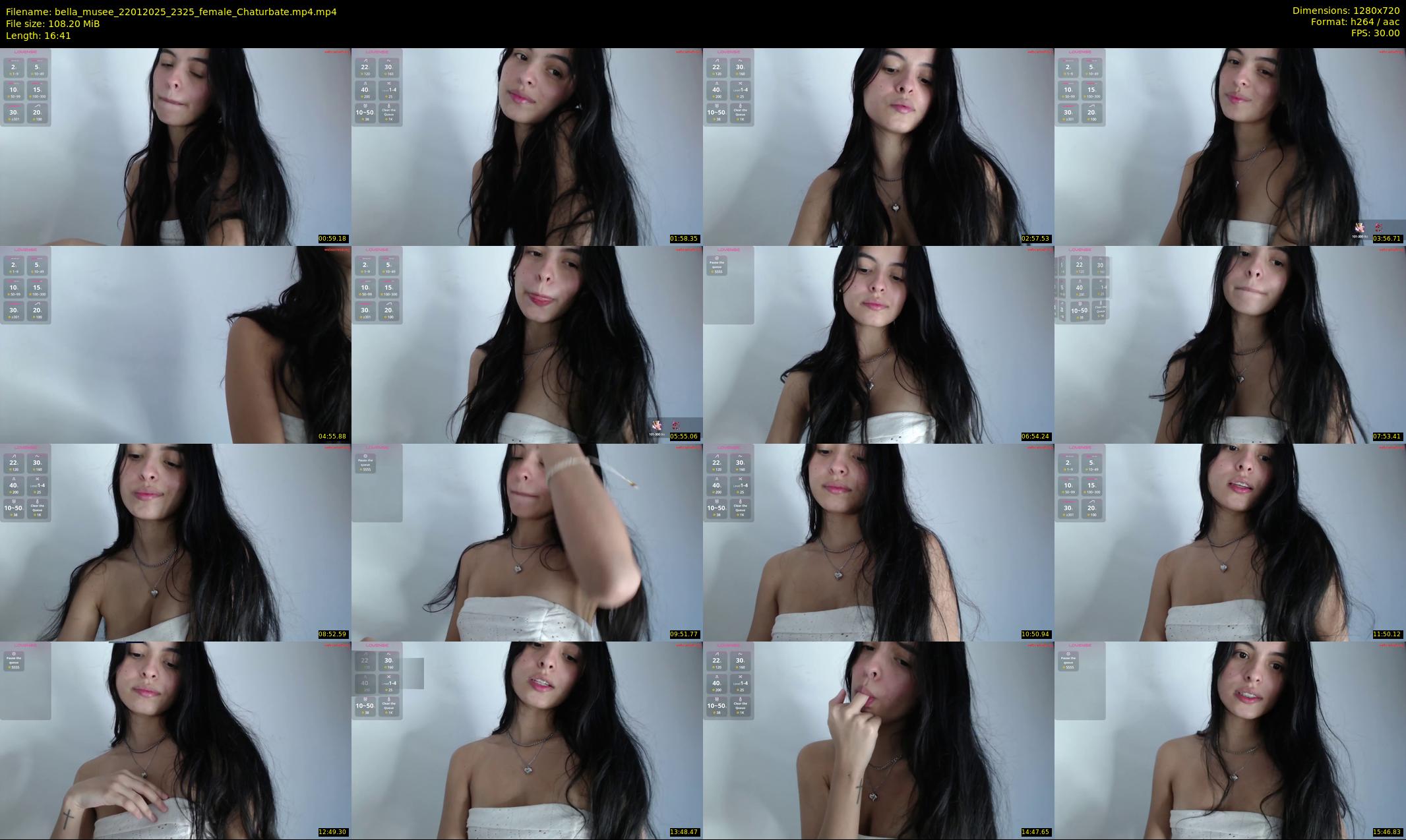 bella_musee — 17 minute Chaturbate female cam show recording, 720p, Jan 22, 2025
