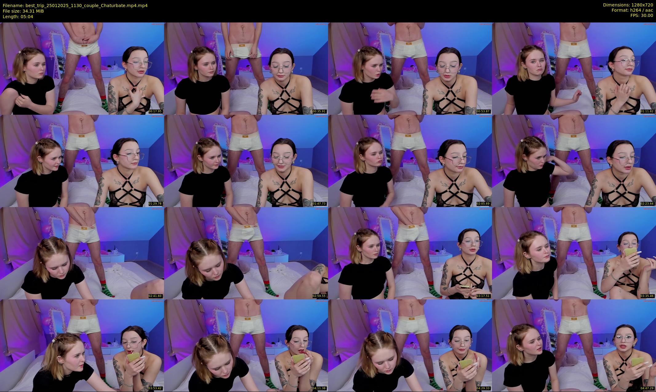 best_trip — 6 minute Chaturbate couple cam show recording, 720p, Jan 25, 2025