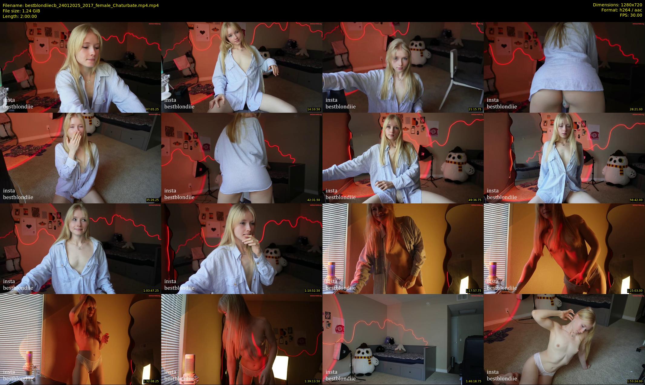 bestblondiiecb — 120 minute Chaturbate female cam show recording, 720p, Jan 24, 2025