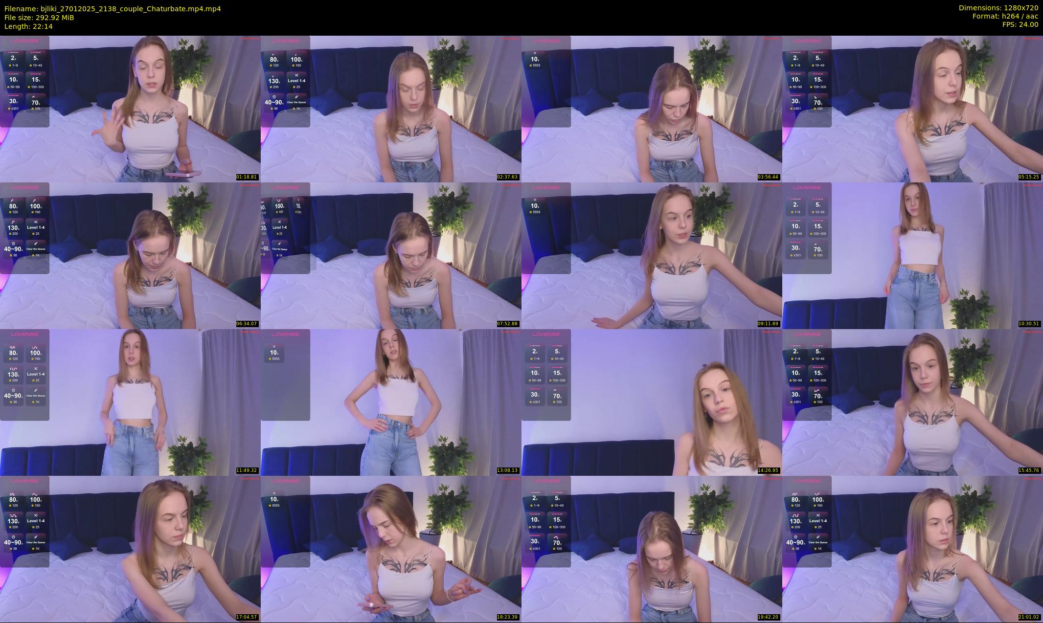 bjliki — 23 minute Chaturbate couple cam show recording, 720p, Jan 27, 2025