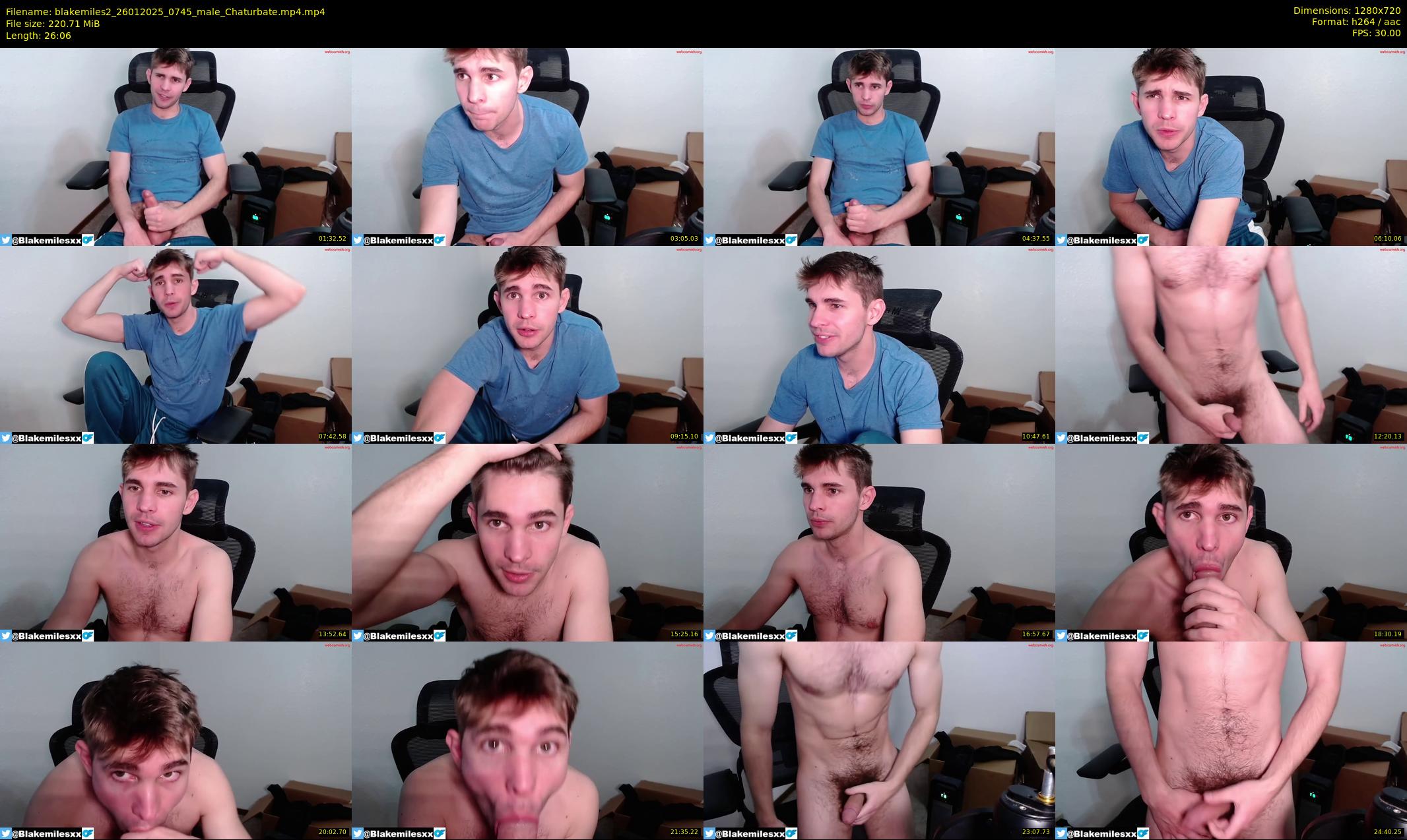 blakemiles2 — 27 minute Chaturbate male cam show recording, 720p, Jan 26, 2025