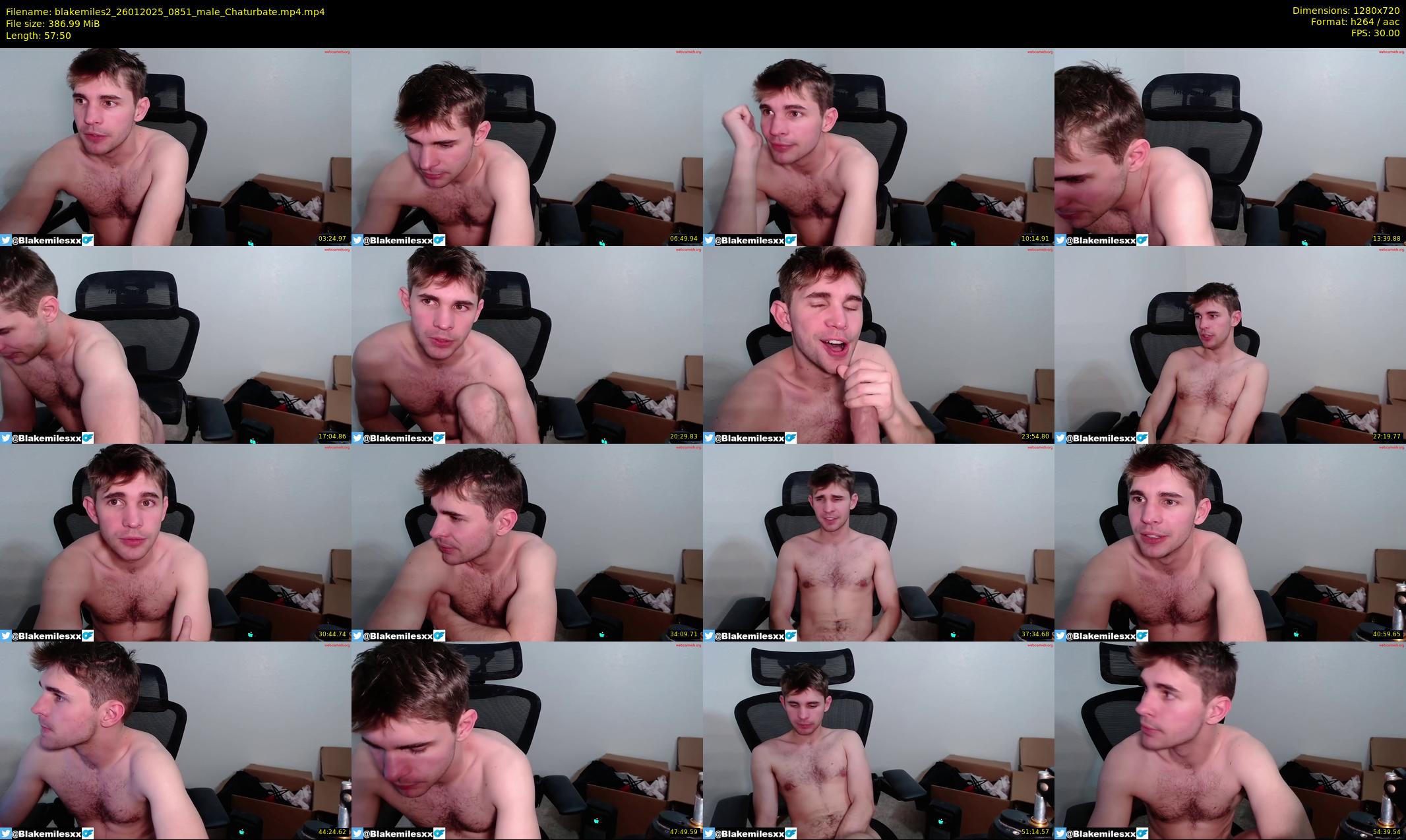 blakemiles2 — 58 minute Chaturbate male cam show recording, 720p, Jan 26, 2025