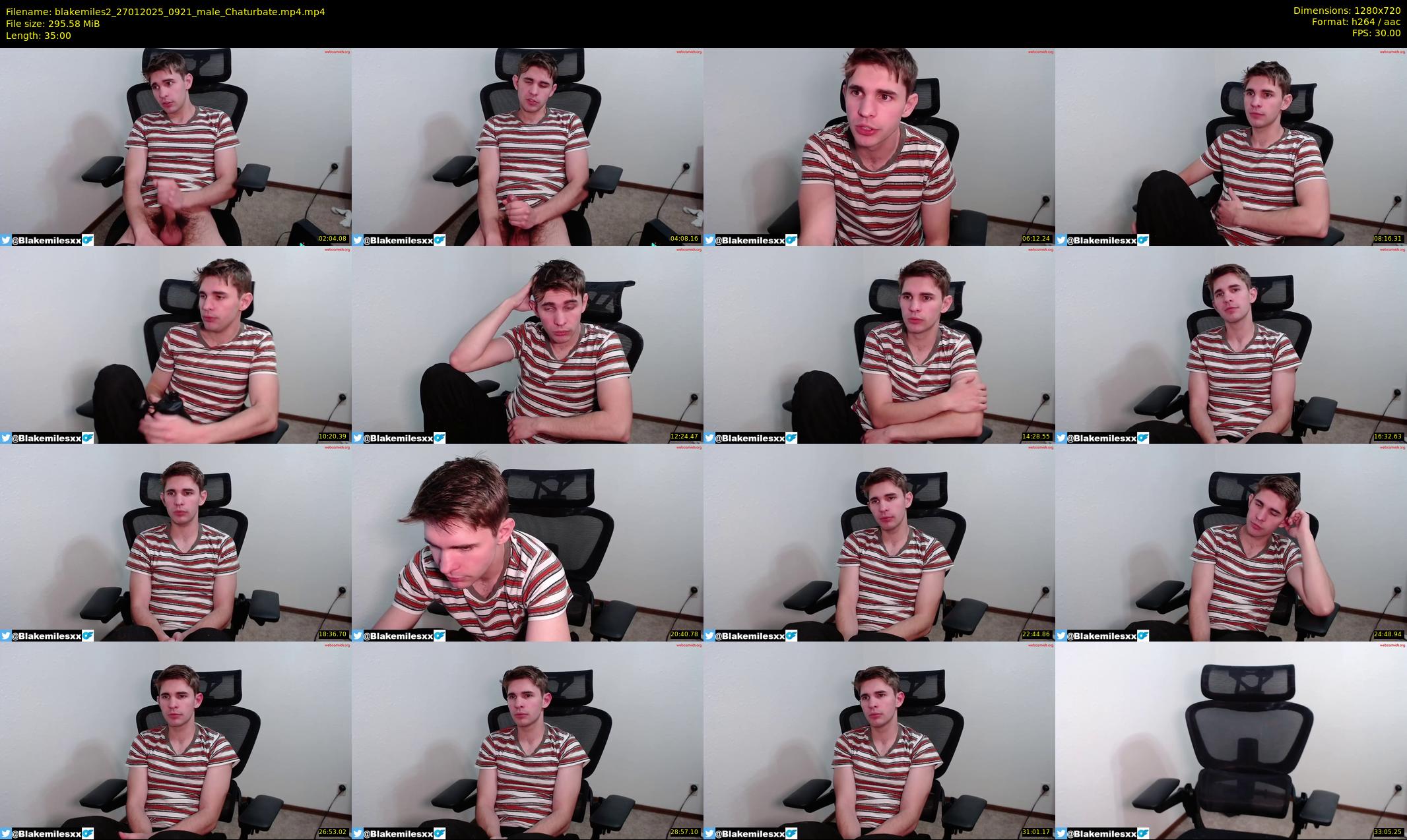 blakemiles2 — 35 minute Chaturbate male cam show recording, 720p, Jan 27, 2025