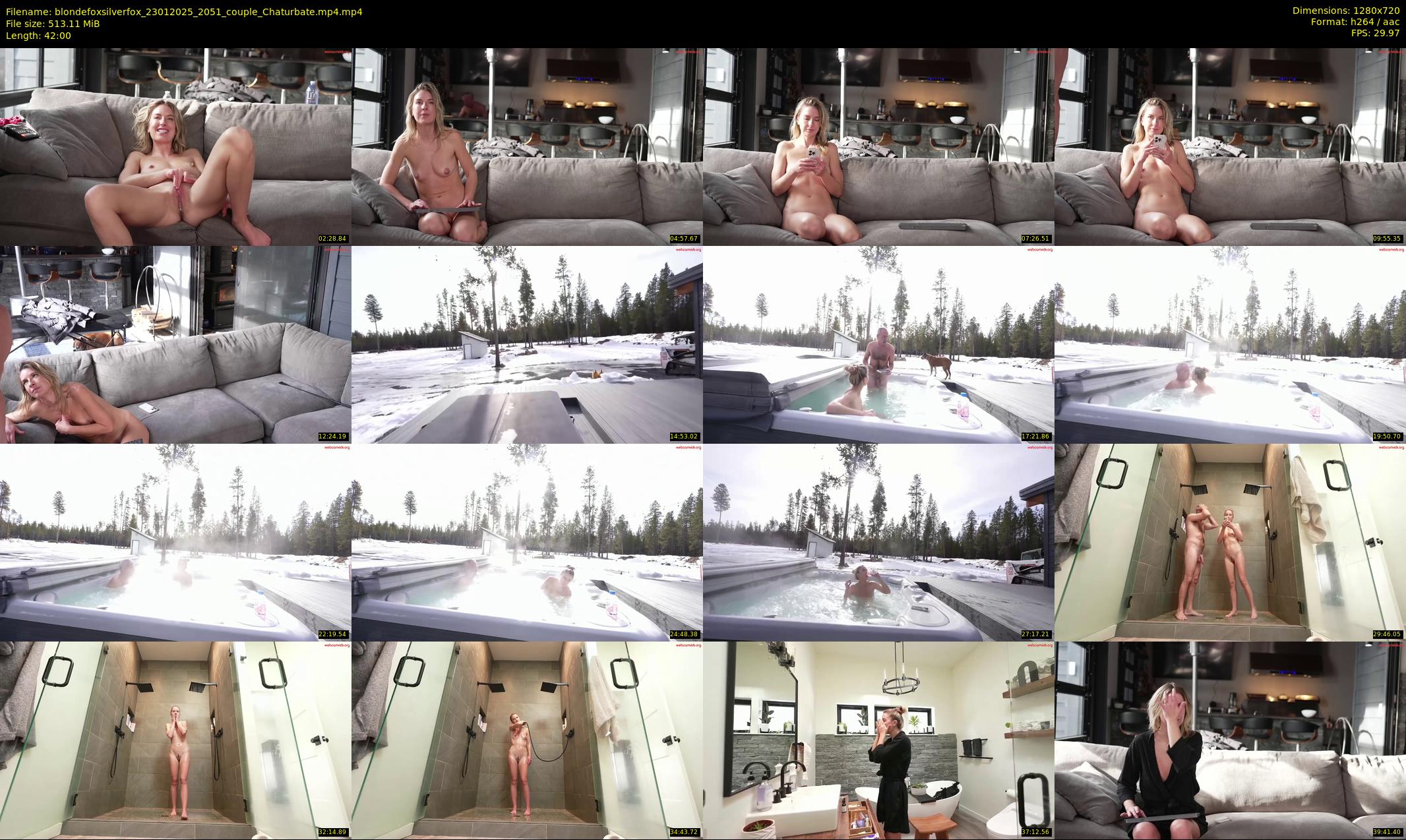 blondefoxsilverfox — 42 minute Chaturbate couple cam show recording, 720p, Jan 23, 2025