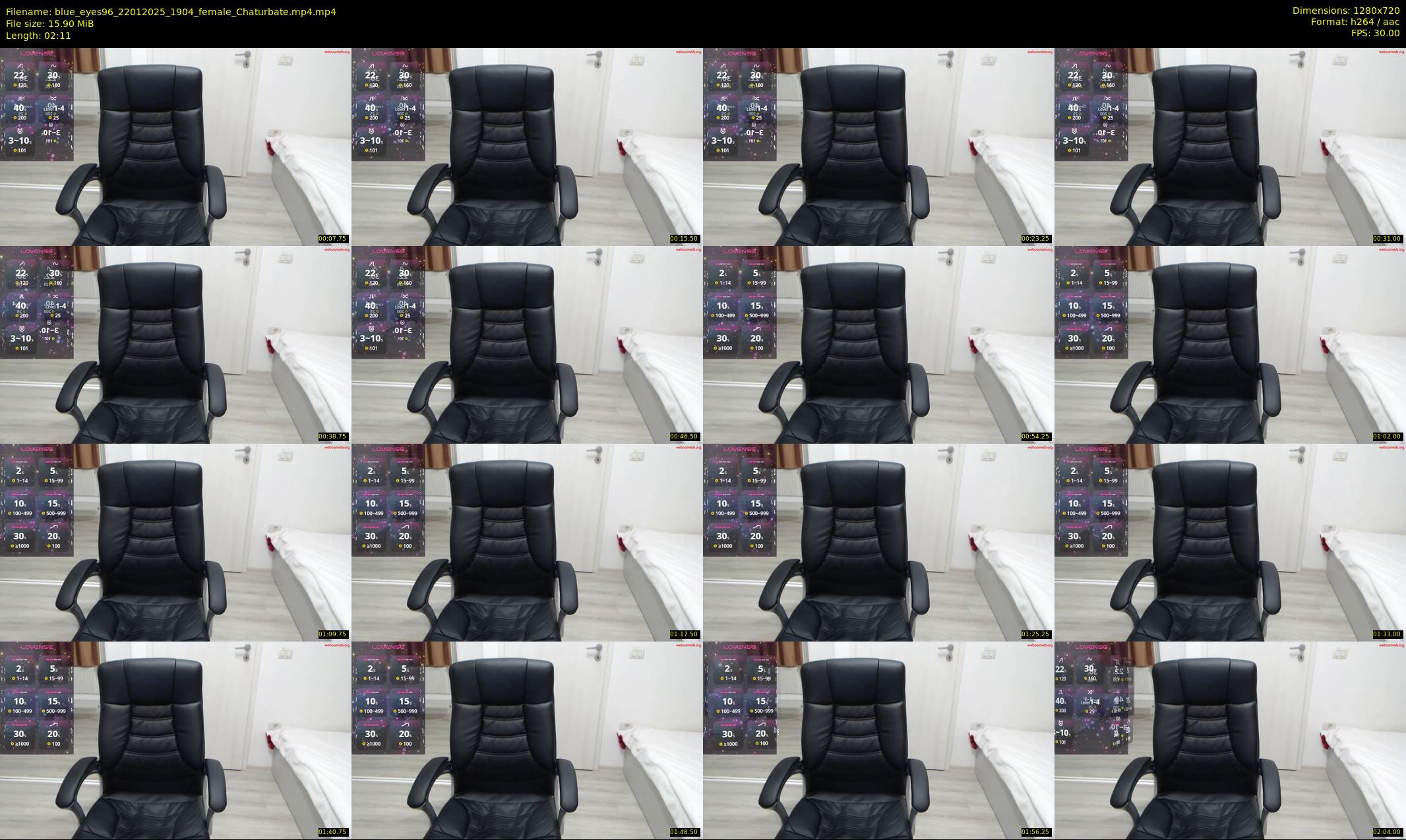 blue_eyes96 — 3 minute Chaturbate female cam show recording, 720p, Jan 22, 2025