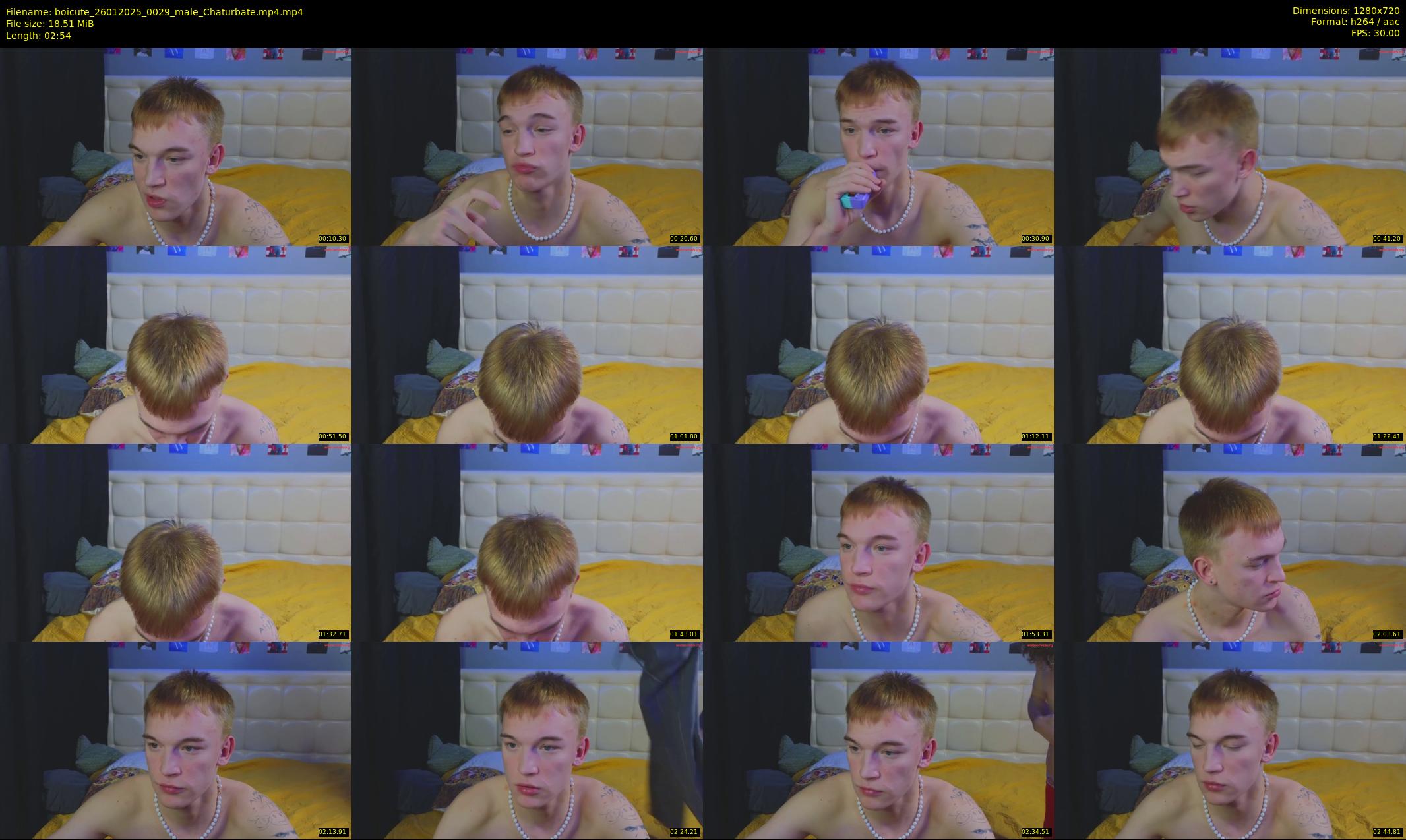boicute — 3 minute Chaturbate male cam show recording, 720p, Jan 26, 2025