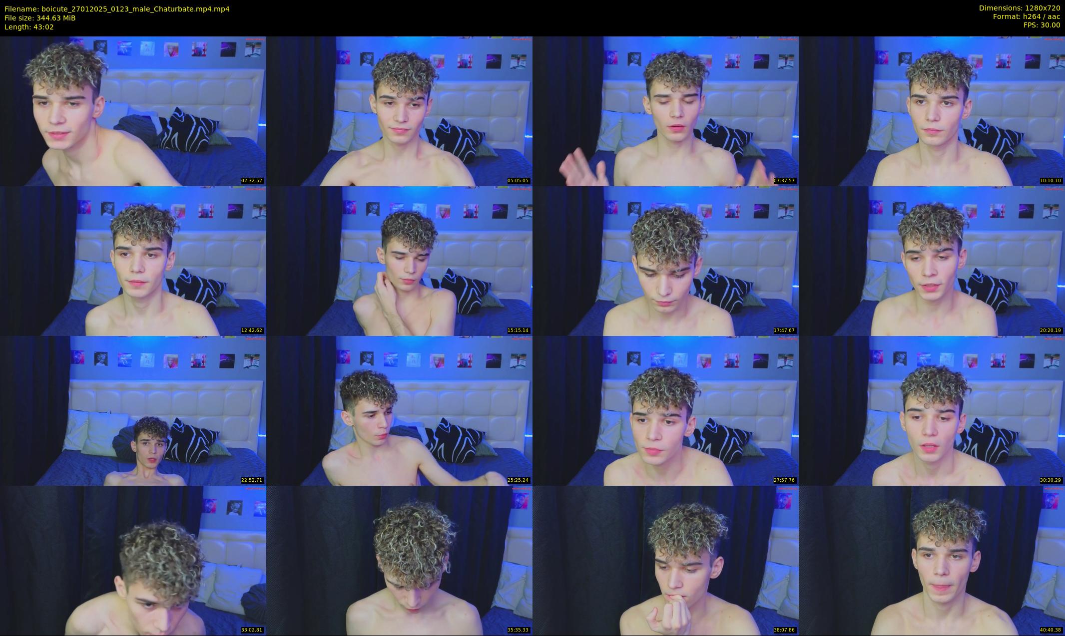 boicute — 44 minute Chaturbate male cam show recording, 720p, Jan 27, 2025
