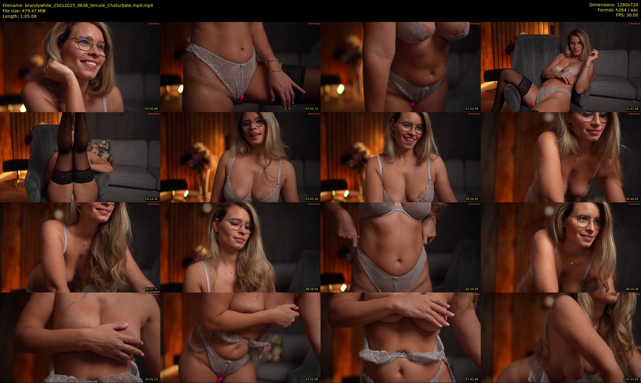 brandywhite — 66 minute Chaturbate female cam show recording, 720p, Jan 25, 2025
