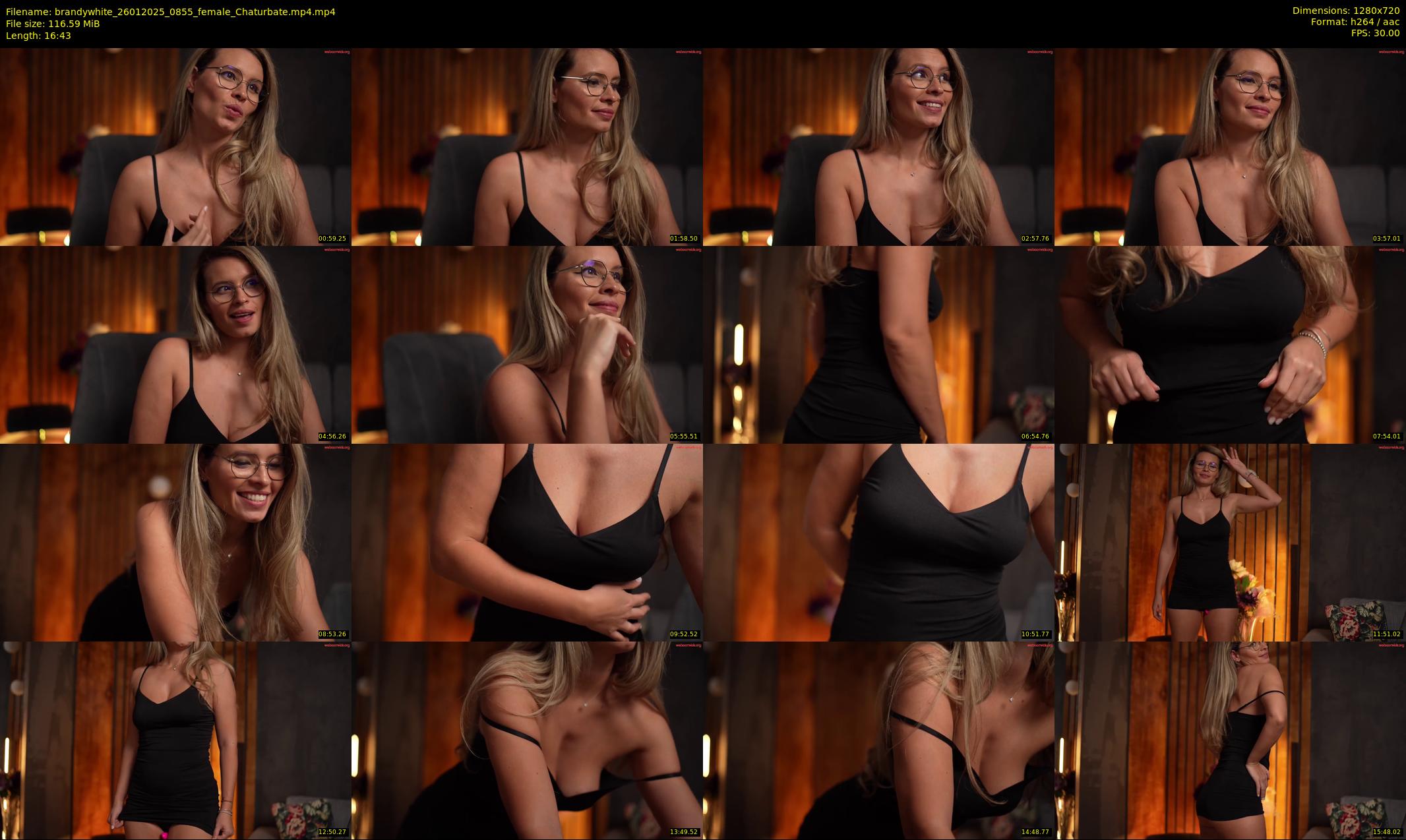 brandywhite — 17 minute Chaturbate female cam show recording, 720p, Jan 26, 2025