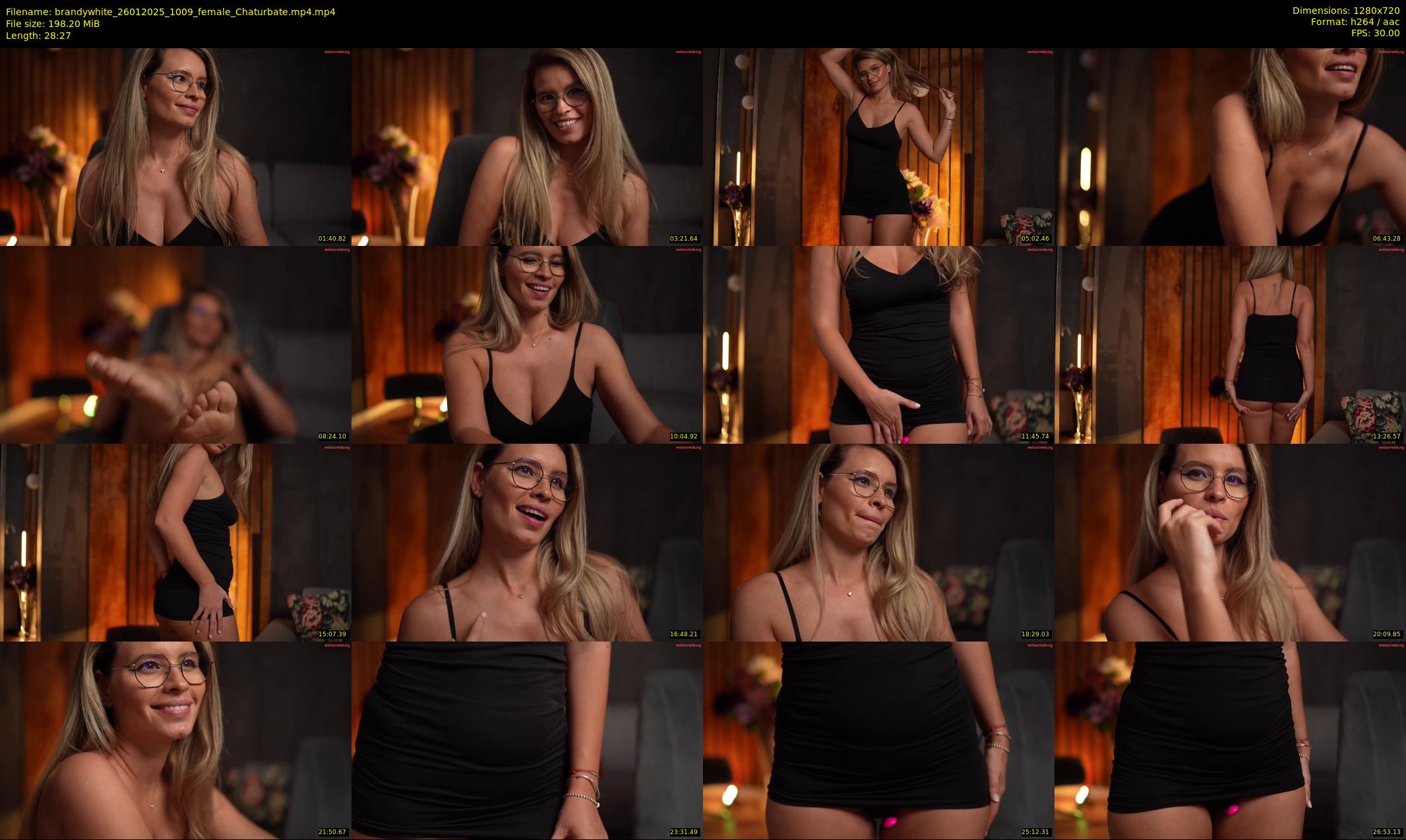 brandywhite — 29 minute Chaturbate female cam show recording, 720p, Jan 26, 2025