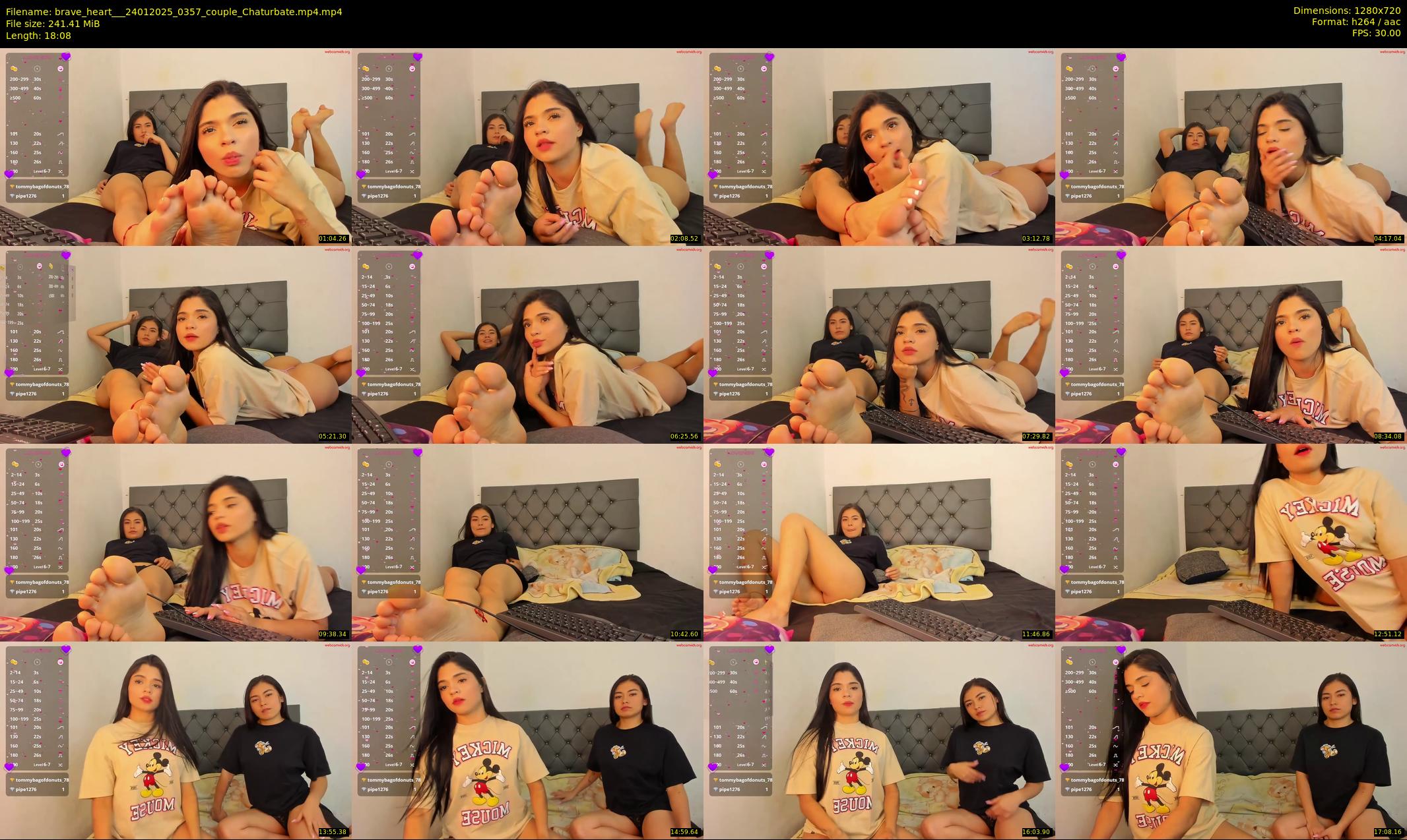 brave_heart__ — 19 minute Chaturbate couple cam show recording, 720p, Jan 24, 2025