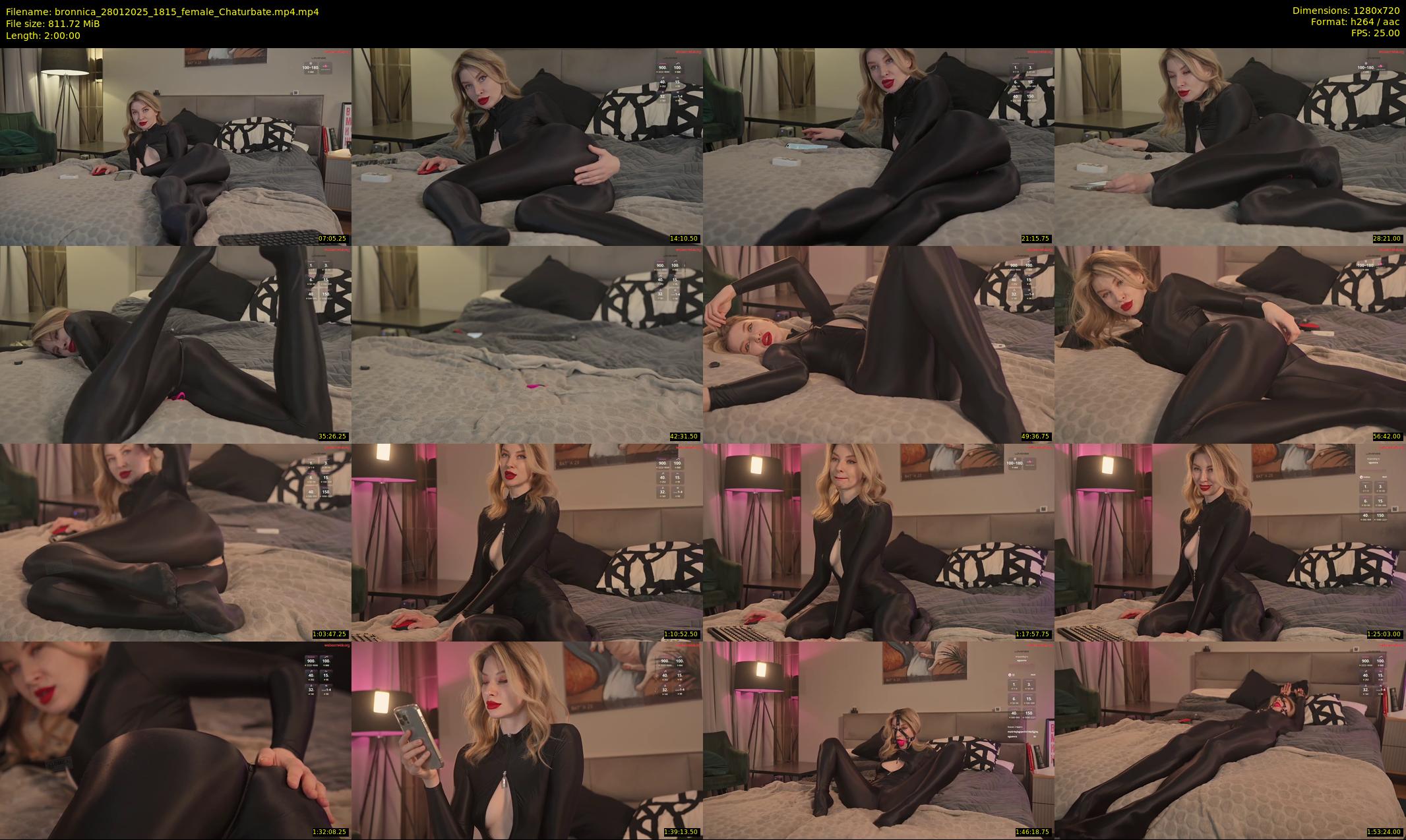 bronnica — 120 minute Chaturbate female cam show recording, 720p, Jan 28, 2025