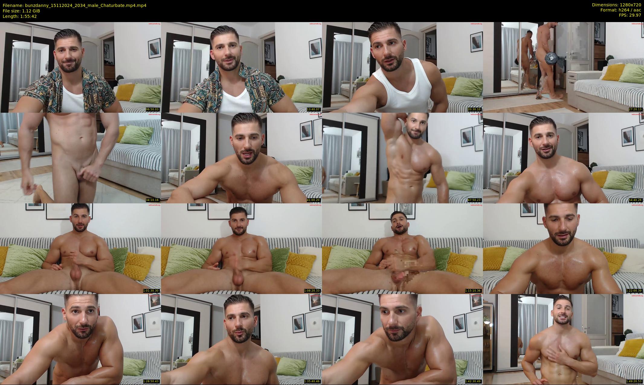bunzdanny — 116 minute Chaturbate male cam show recording, 720p, Nov 15, 2024