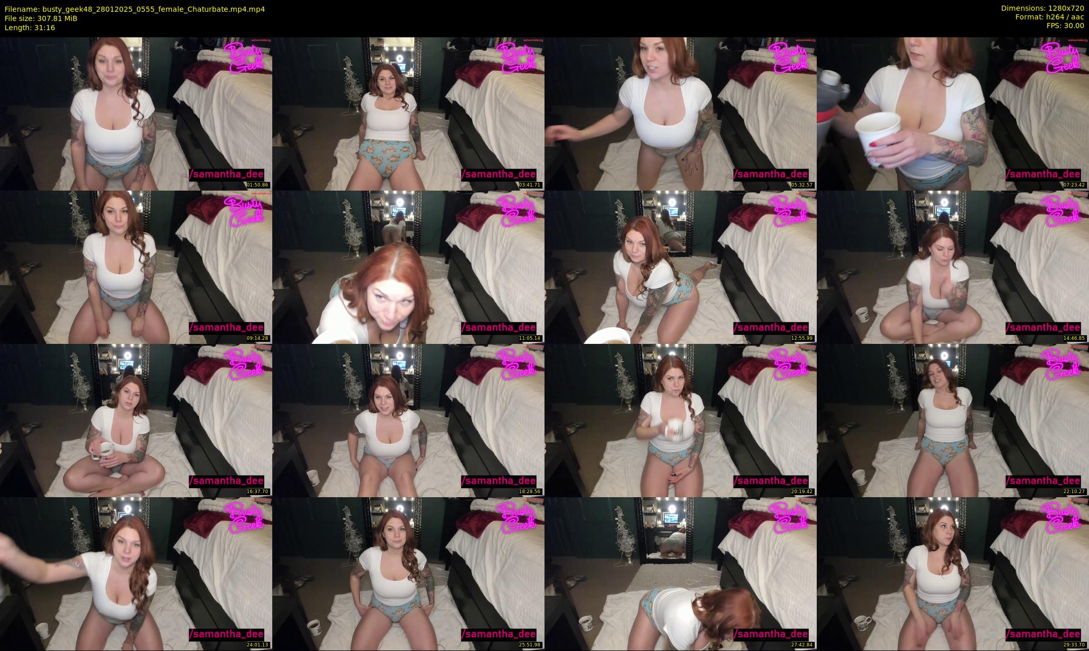 busty_geek48 — 32 minute Chaturbate female cam show recording, 720p, Jan 28, 2025