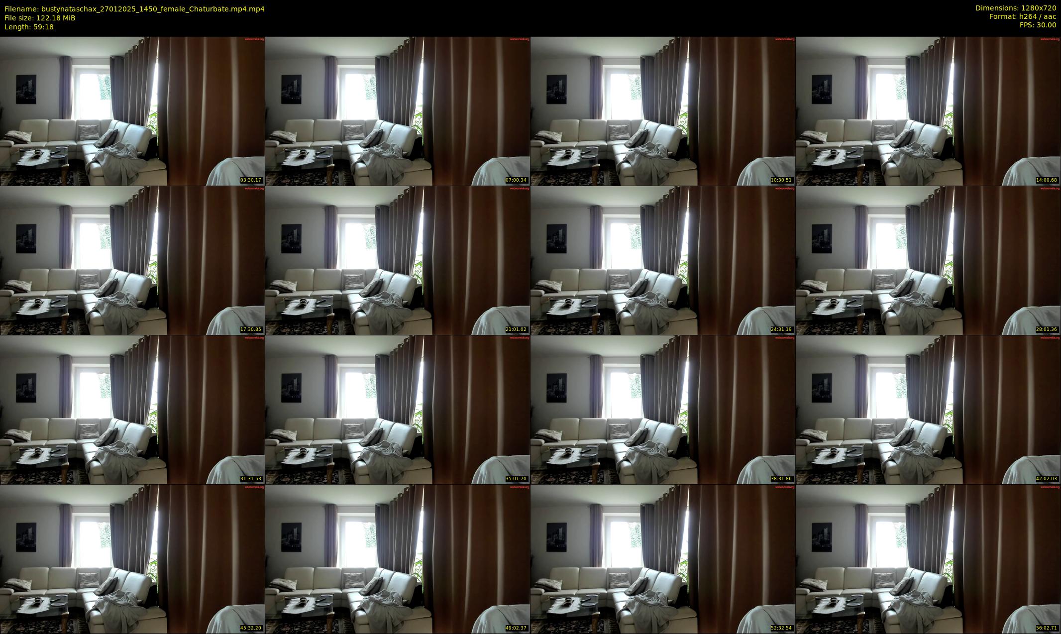 bustynataschax — 60 minute Chaturbate female cam show recording, 720p, Jan 27, 2025