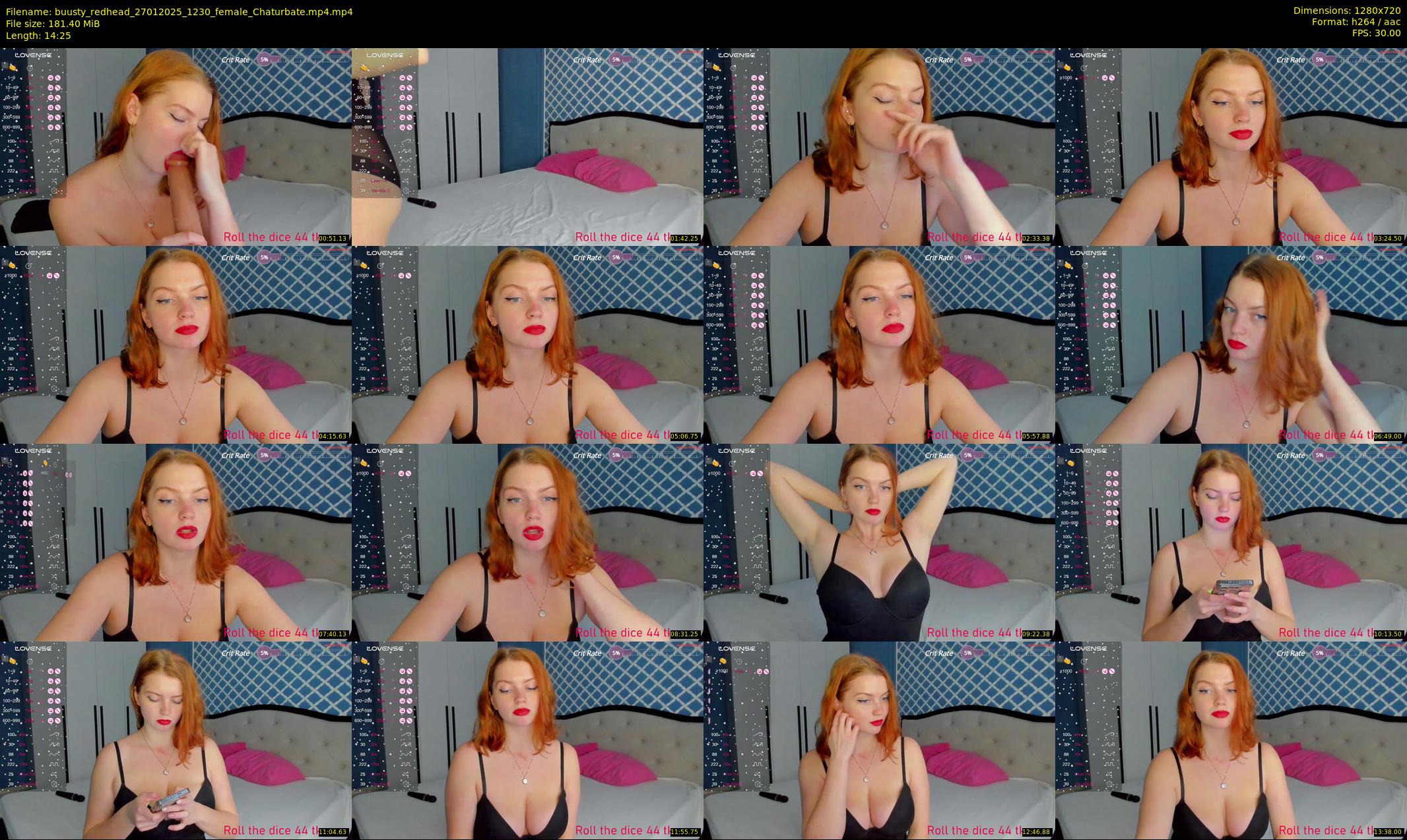 buusty_redhead — 15 minute Chaturbate female cam show recording, 720p, Jan 27, 2025