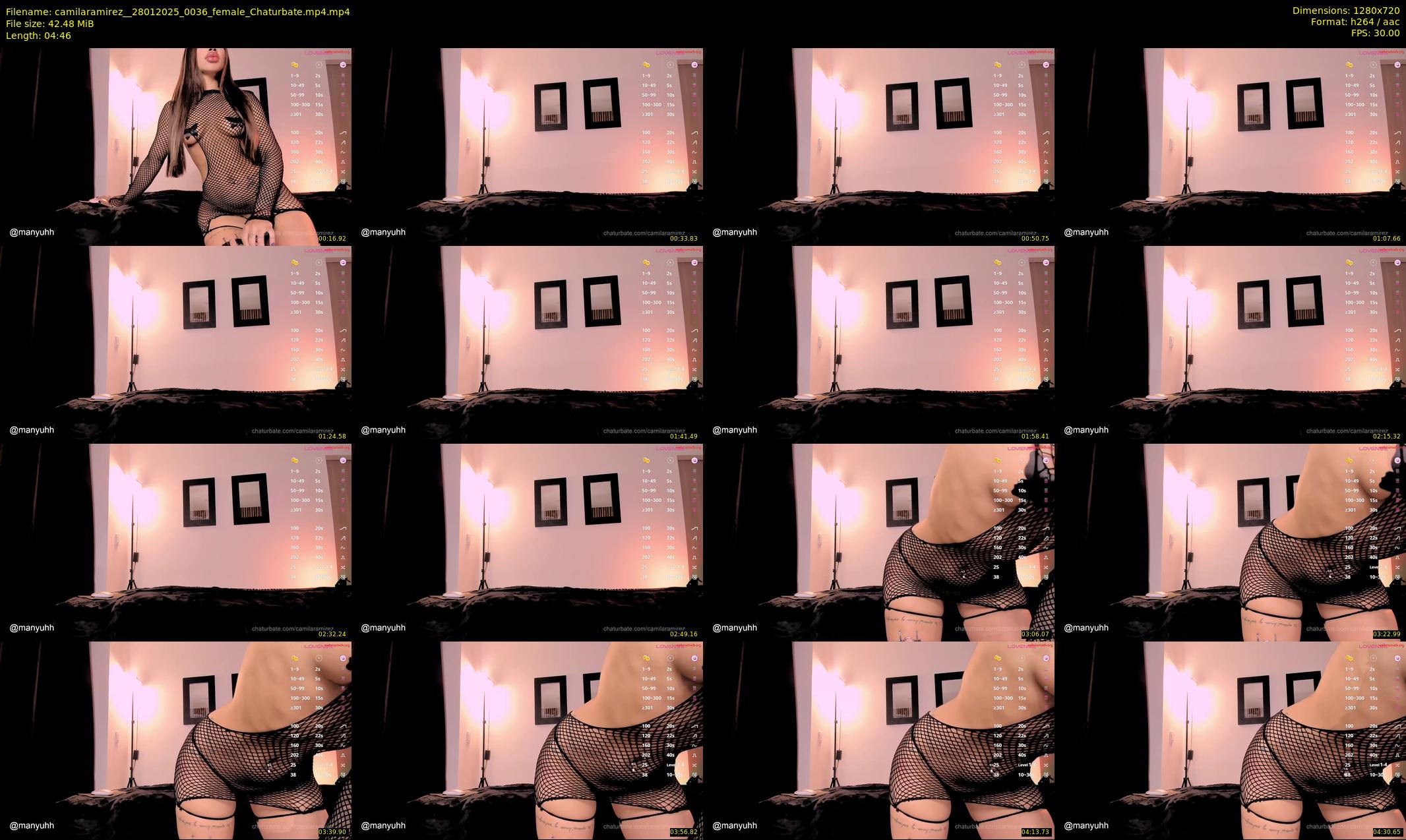 camilaramirez_ — 5 minute Chaturbate female cam show recording, 720p, Jan 28, 2025