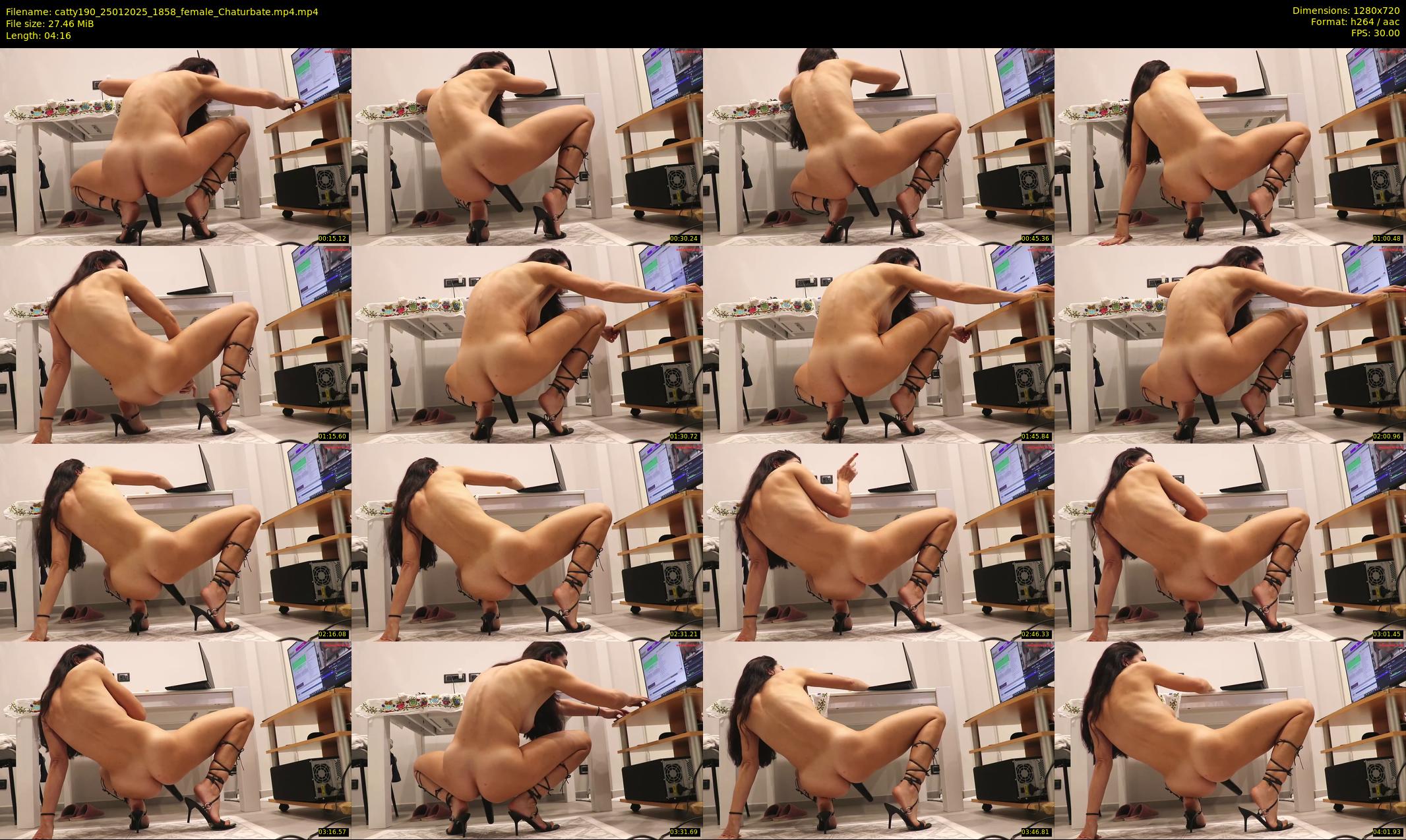 catty190 — 5 minute Chaturbate female cam show recording, 720p, Jan 25, 2025