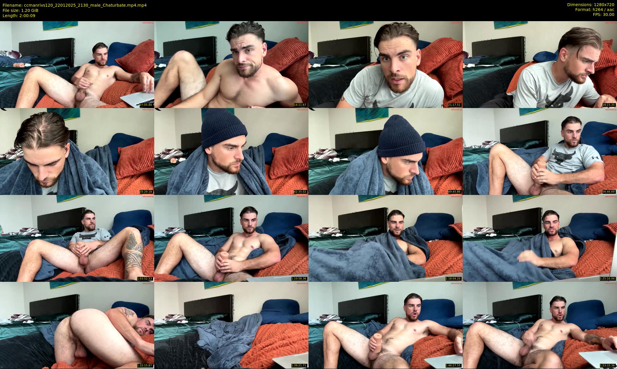 ccmanrivs120 — 121 minute Chaturbate male cam show recording, 720p, Jan 22, 2025