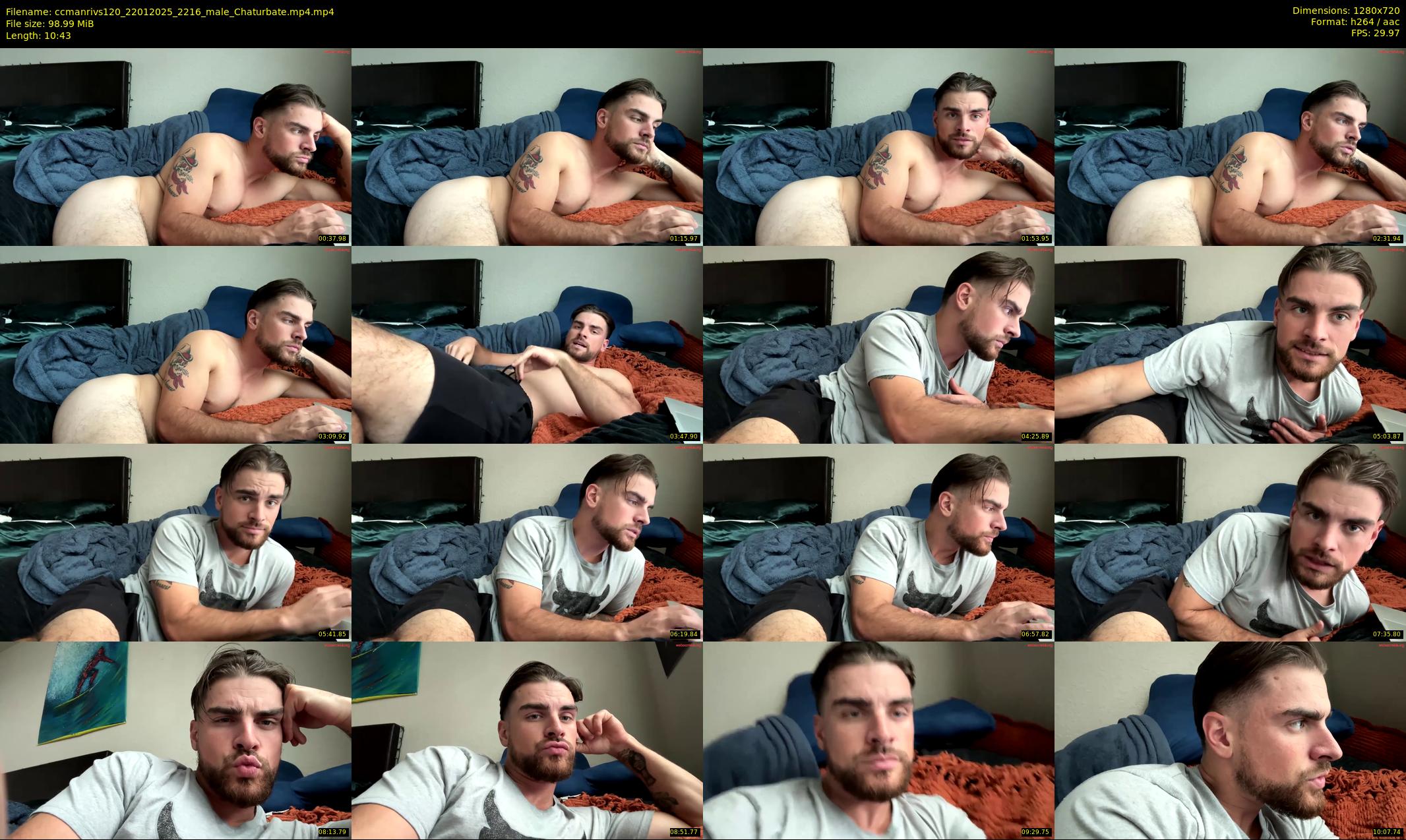 ccmanrivs120 — 11 minute Chaturbate male cam show recording, 720p, Jan 22, 2025