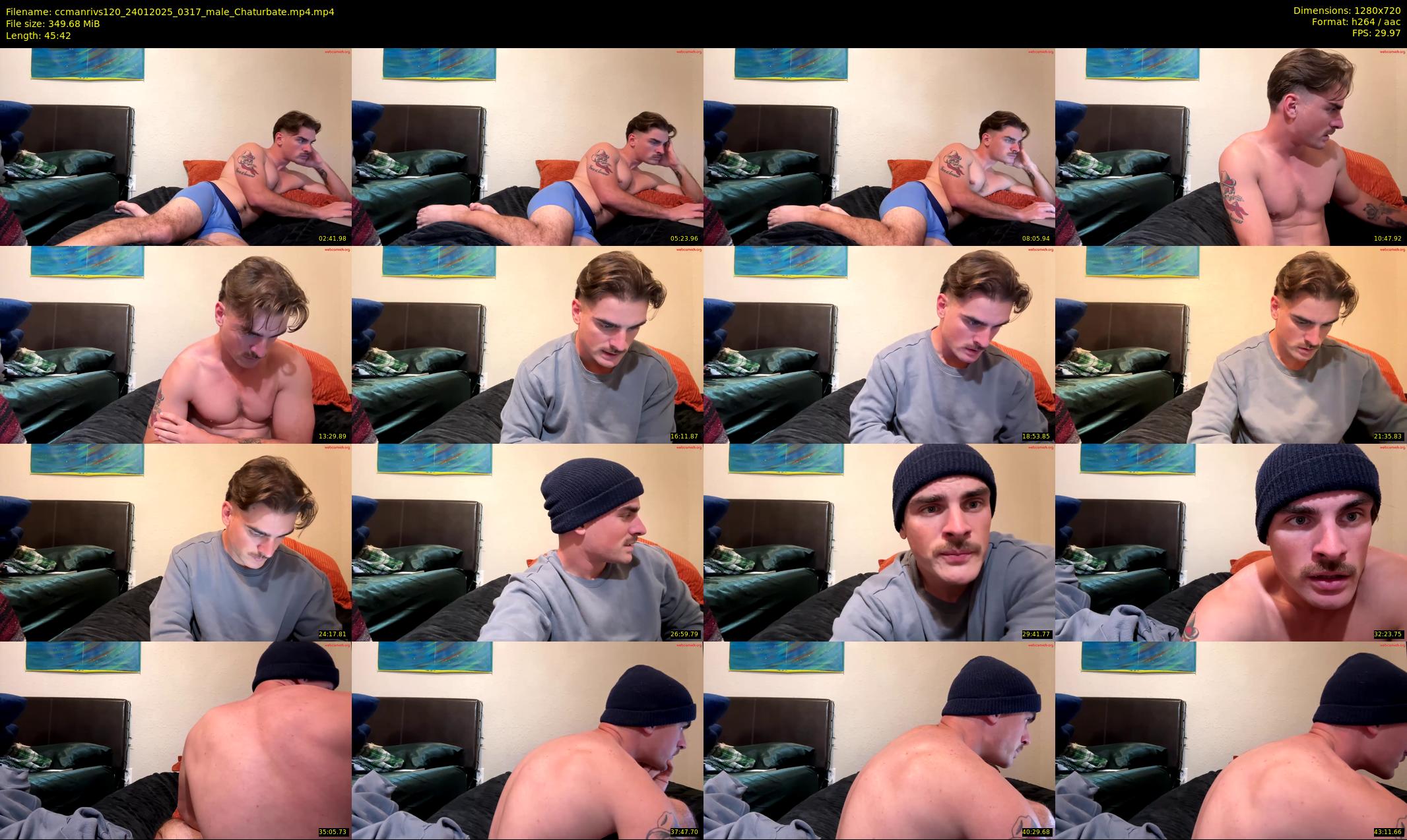 ccmanrivs120 — 46 minute Chaturbate male cam show recording, 720p, Jan 24, 2025