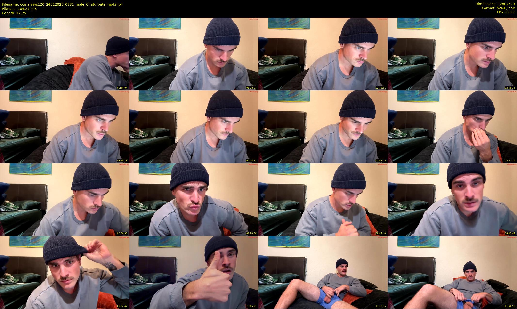 ccmanrivs120 — 13 minute Chaturbate male cam show recording, 720p, Jan 24, 2025