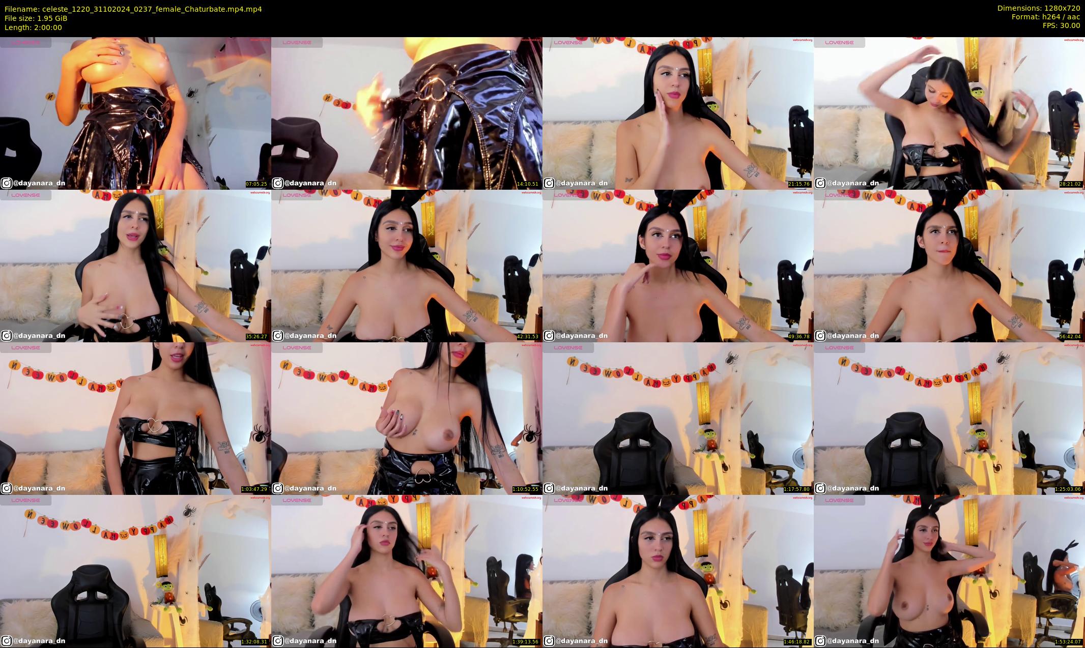 celeste_1220 — 120 minute Chaturbate female cam show recording, 720p, Oct 31, 2024