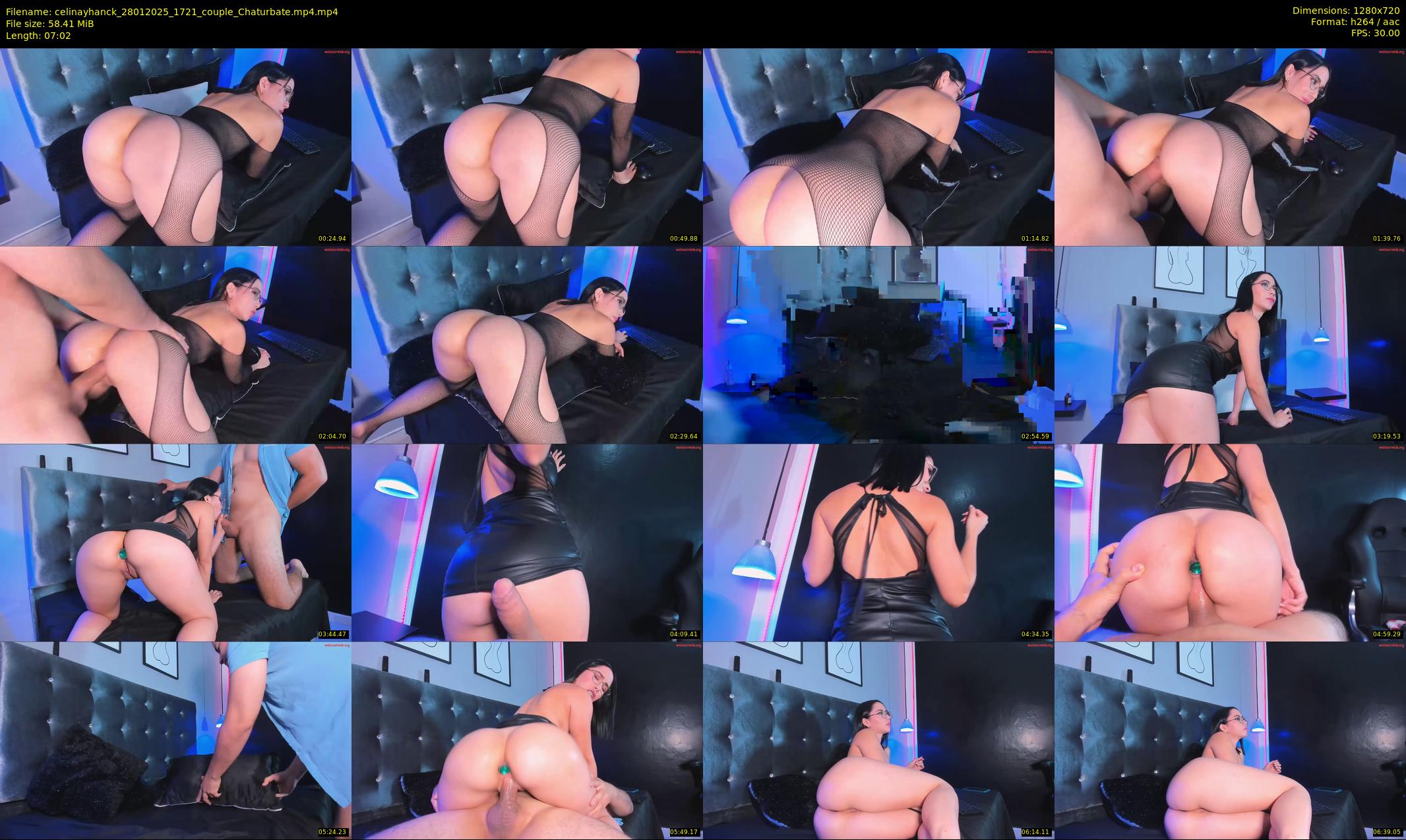 celinayhanck — 8 minute Chaturbate couple cam show recording, 720p, Jan 28, 2025