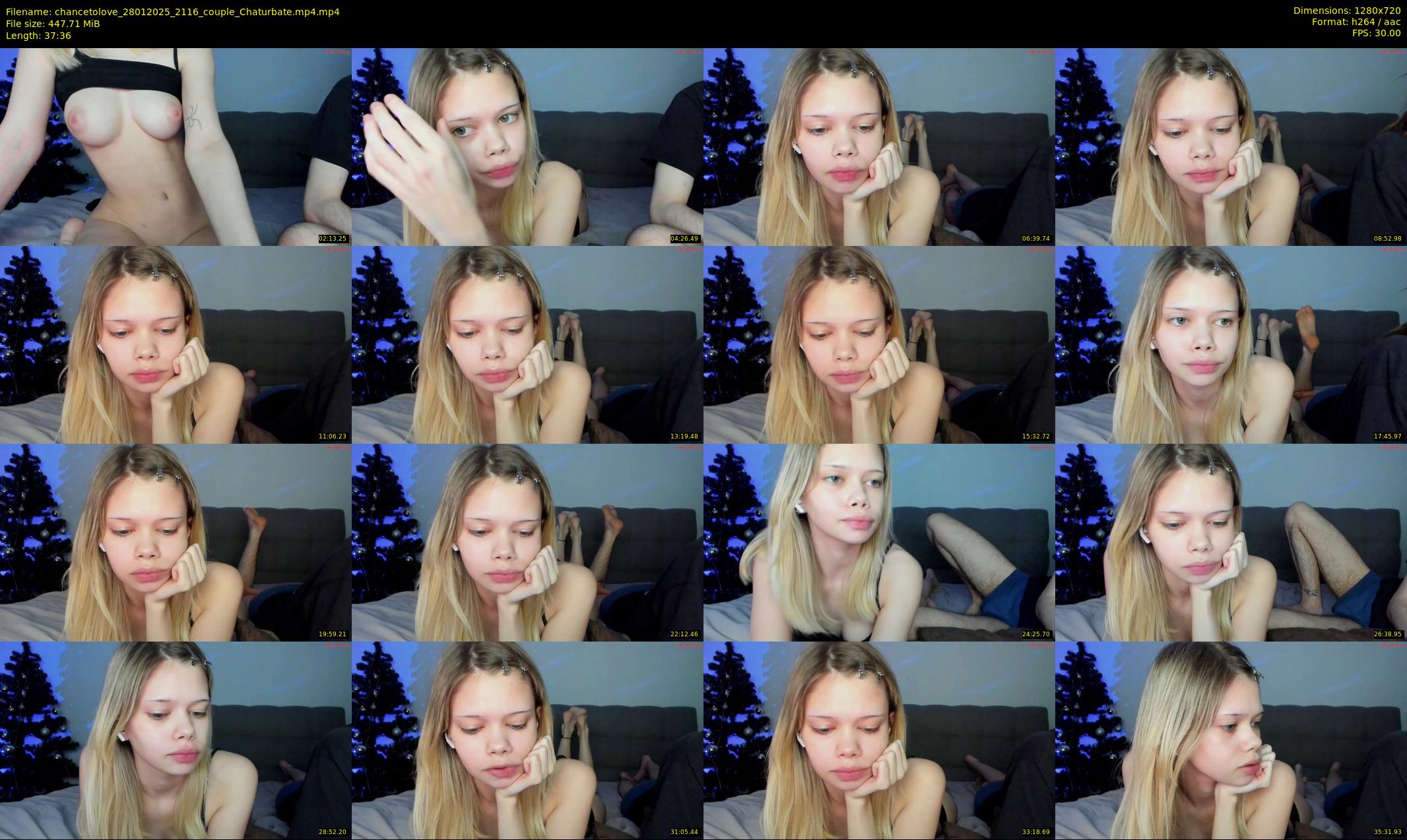 chancetolove — 38 minute Chaturbate couple cam show recording, 720p, Jan 28, 2025
