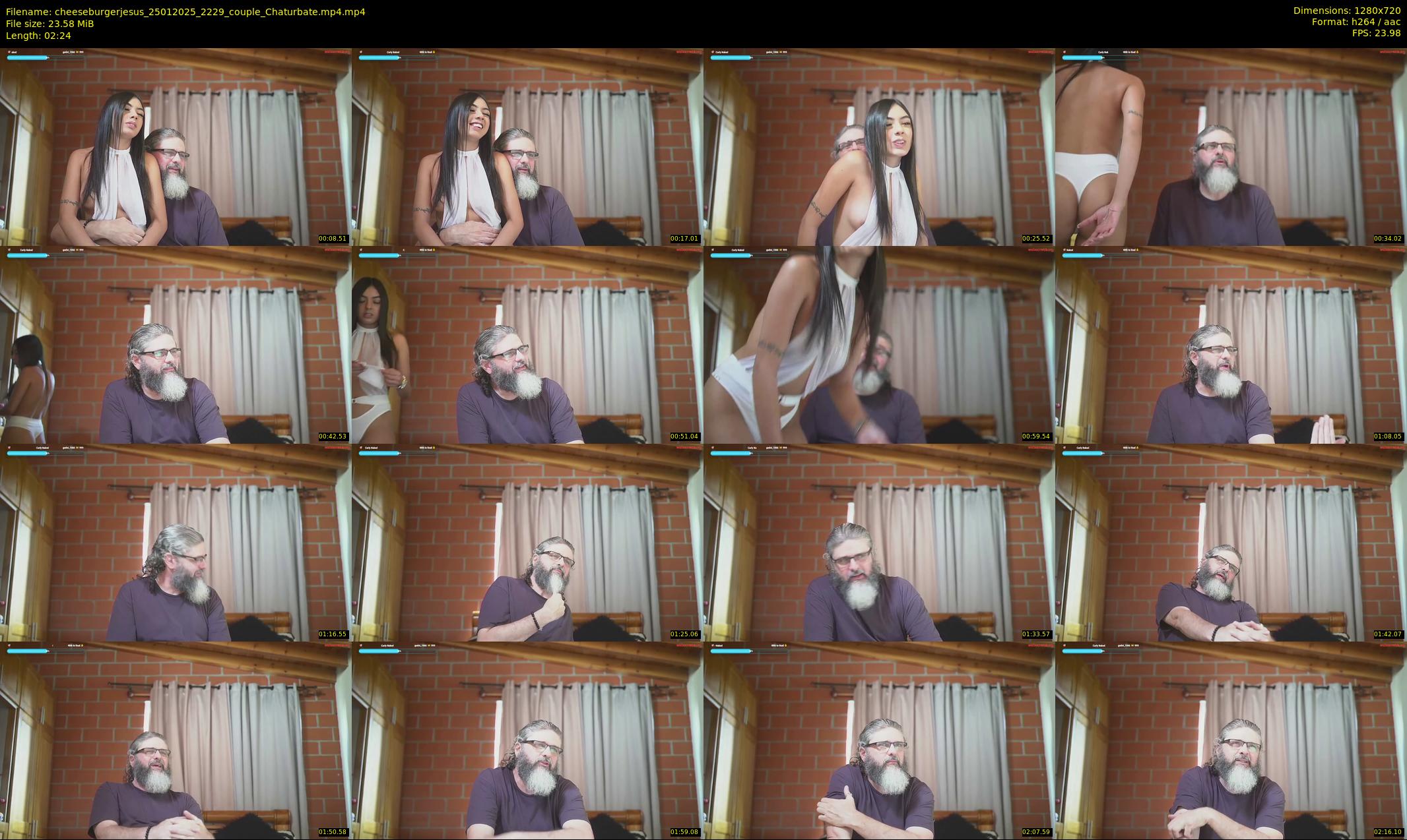 cheeseburgerjesus — 3 minute Chaturbate couple cam show recording, 720p, Jan 25, 2025