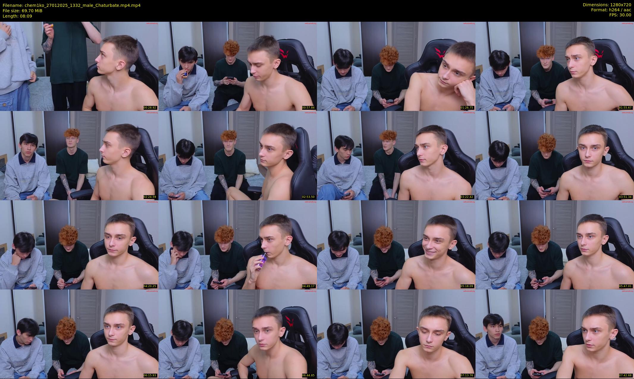 chem1ko — 9 minute Chaturbate male cam show recording, 720p, Jan 27, 2025
