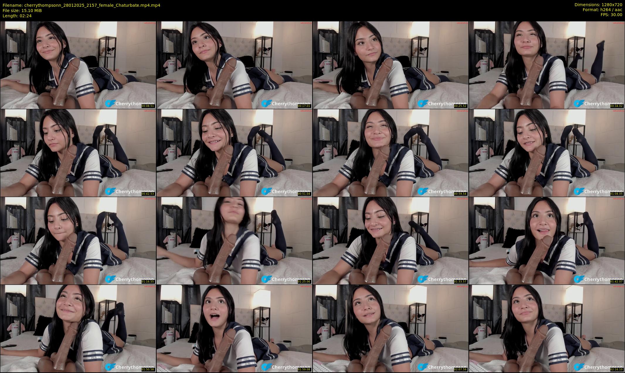 cherrythompsonn — 3 minute Chaturbate female cam show recording, 720p, Jan 28, 2025