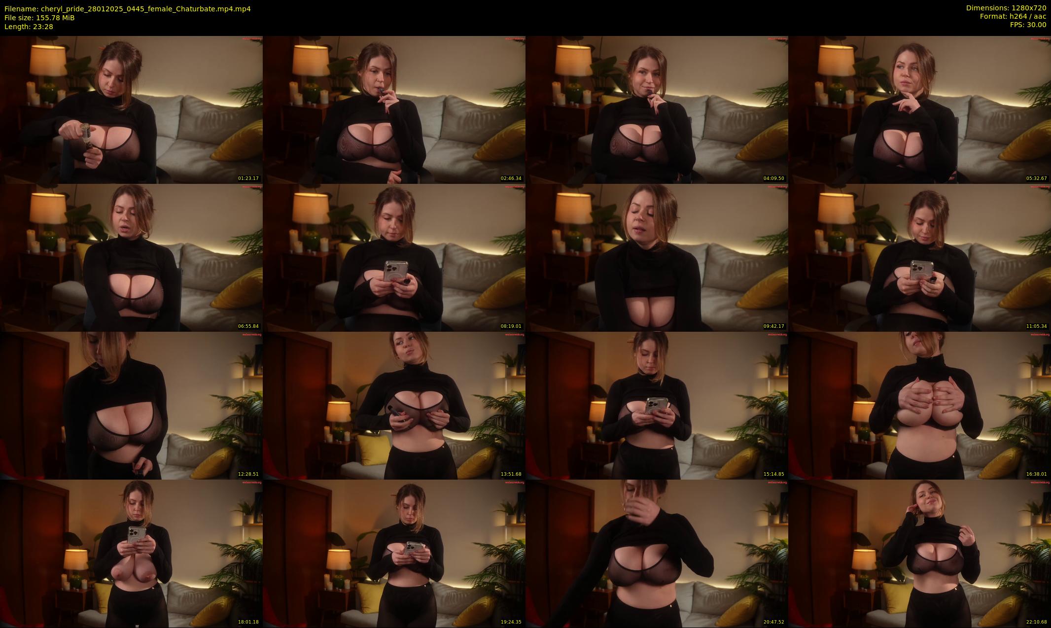 cheryl_pride — 24 minute Chaturbate female cam show recording, 720p, Jan 28, 2025