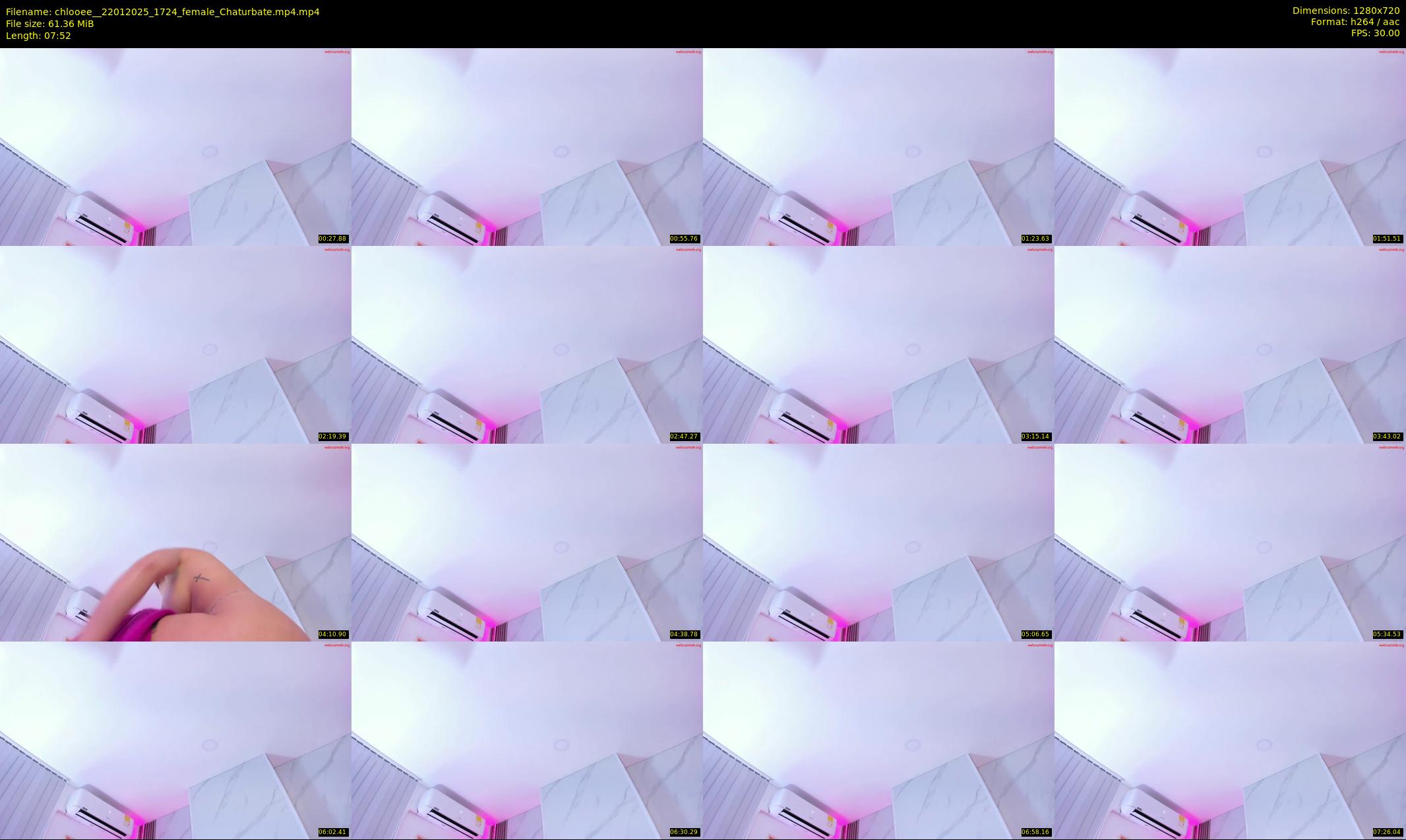 chlooee_ — 8 minute Chaturbate female cam show recording, 720p, Jan 22, 2025