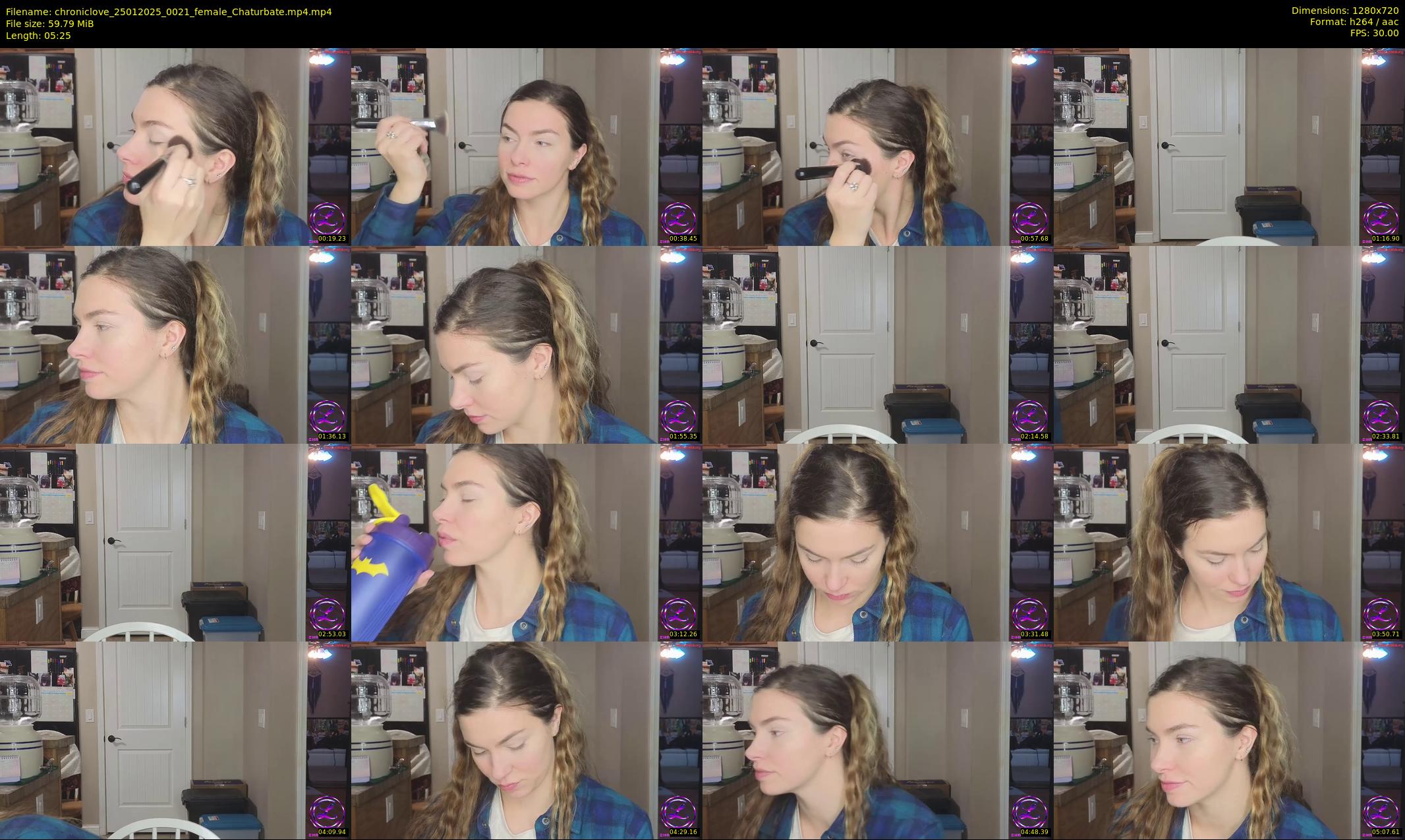 chroniclove — 6 minute Chaturbate female cam show recording, 720p, Jan 25, 2025