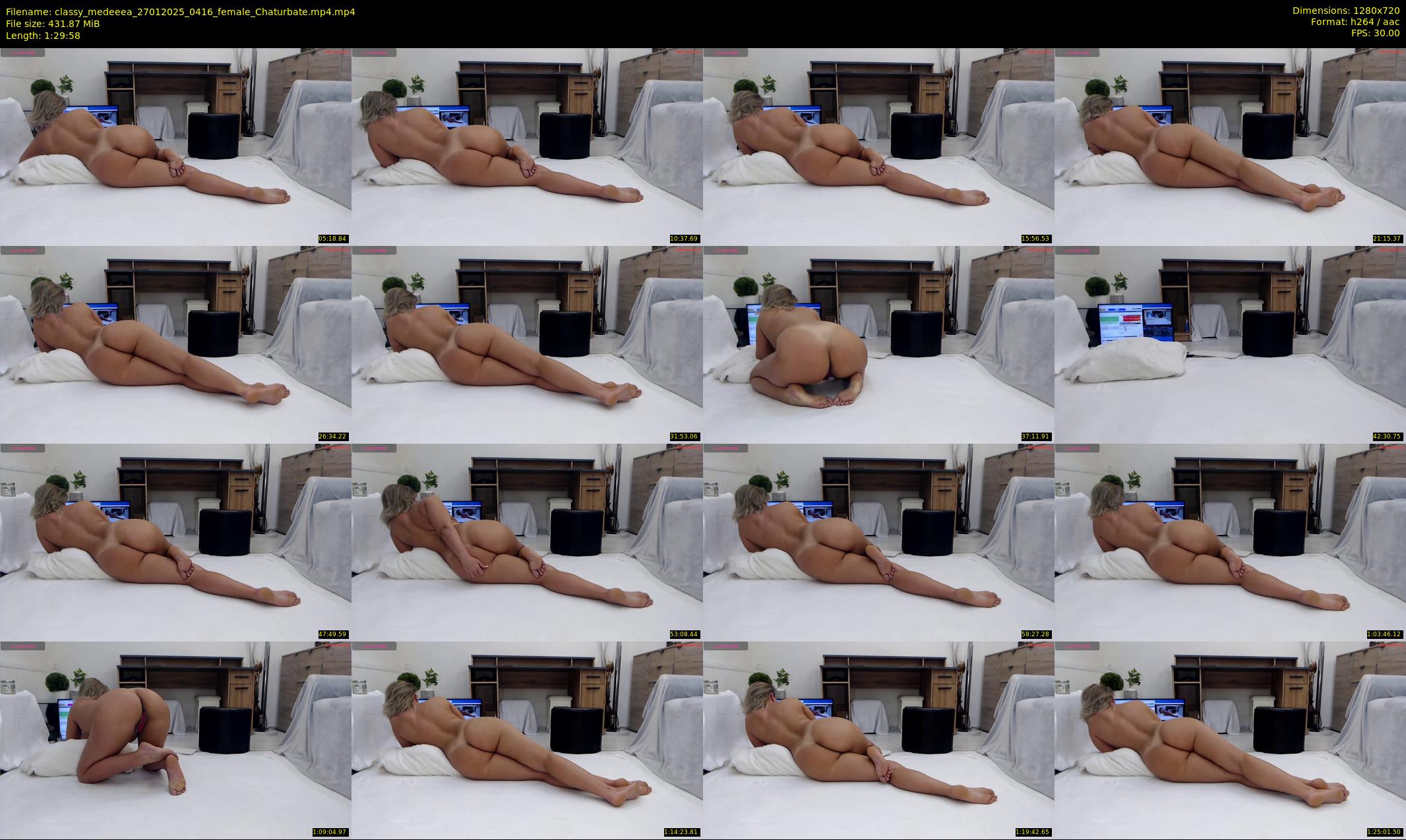 classy_medeeea — 90 minute Chaturbate female cam show recording, 720p, Jan 27, 2025