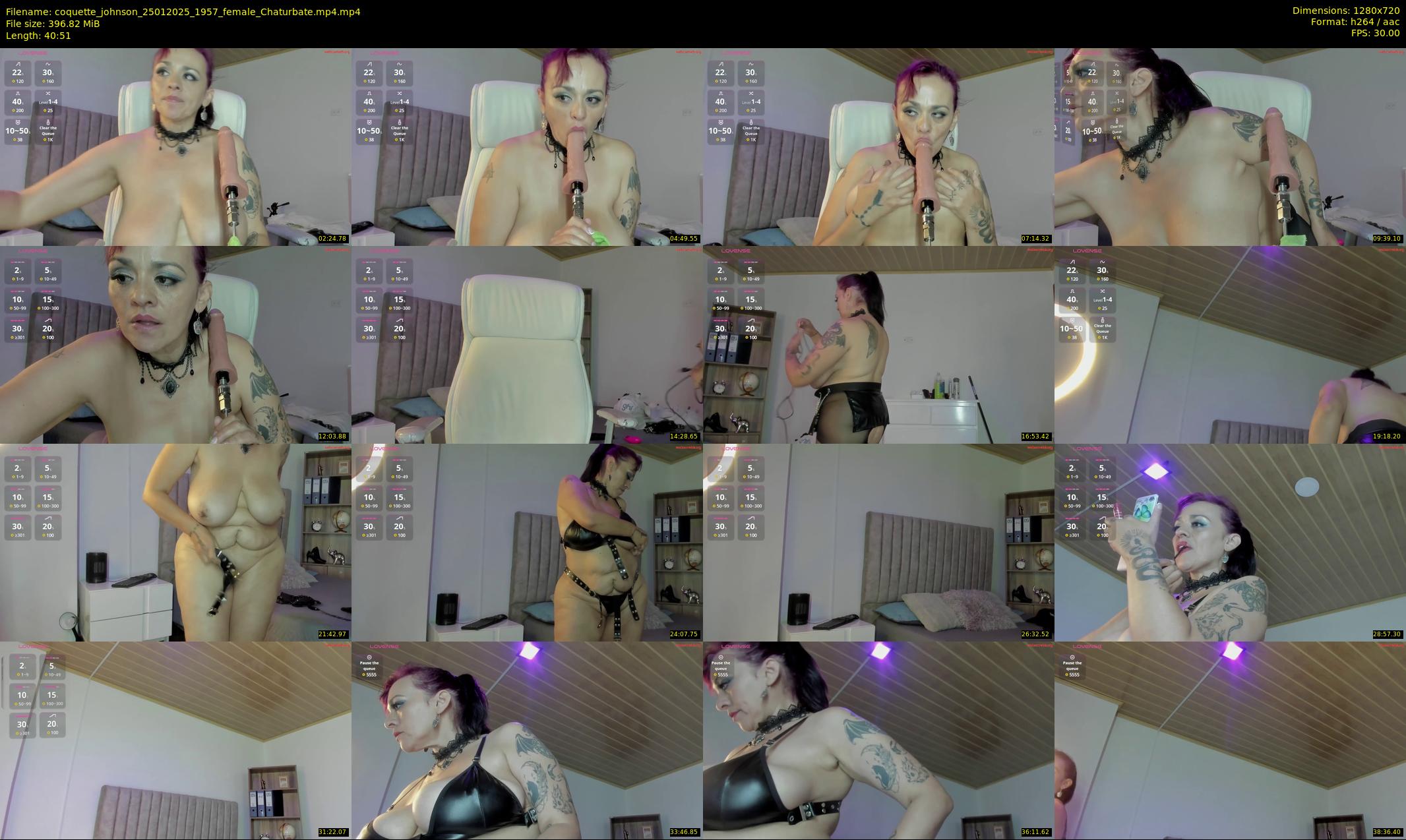 coquette_johnson — 41 minute Chaturbate female cam show recording, 720p, Jan 25, 2025