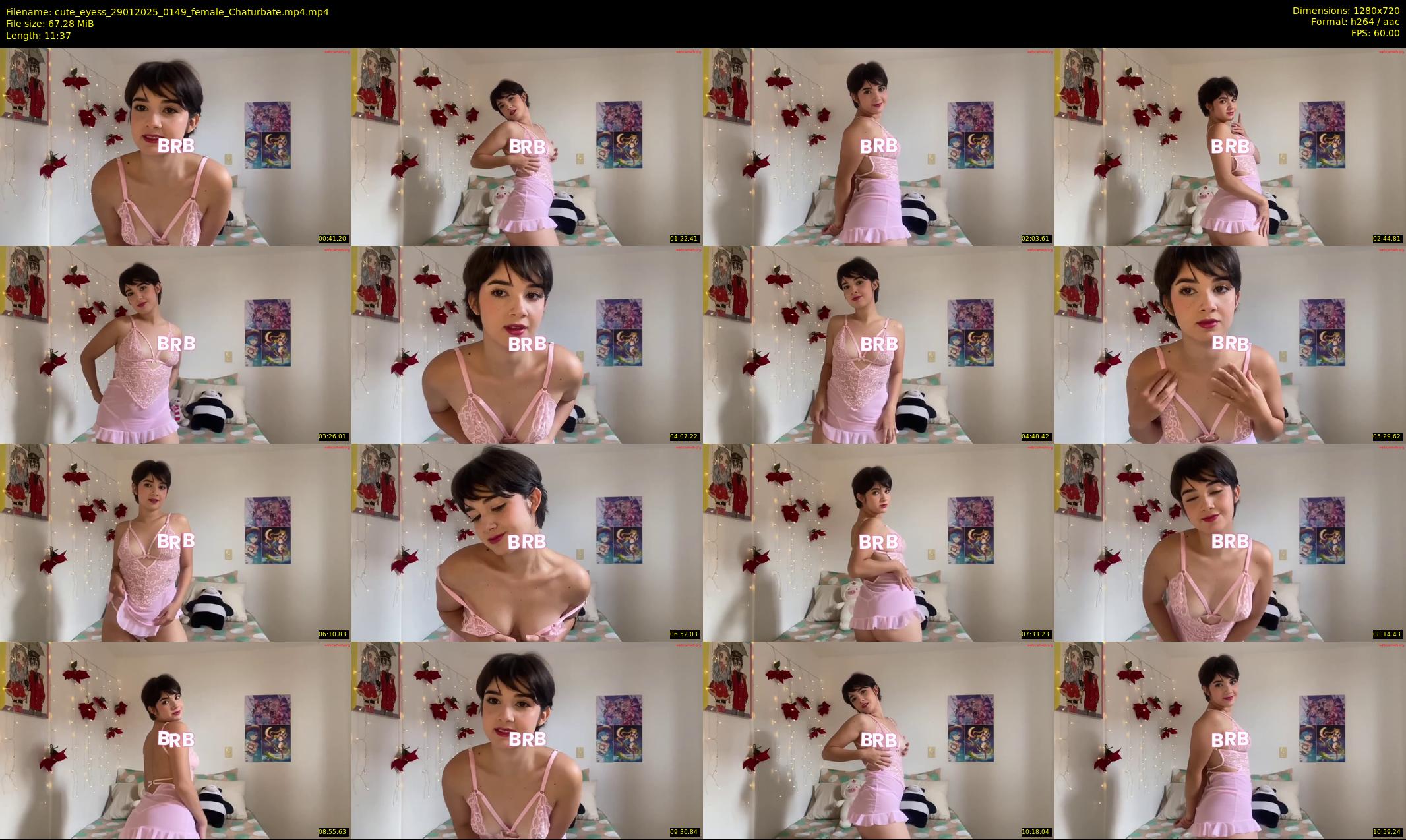 cute_eyess — 12 minute Chaturbate female cam show recording, 720p, Jan 29, 2025