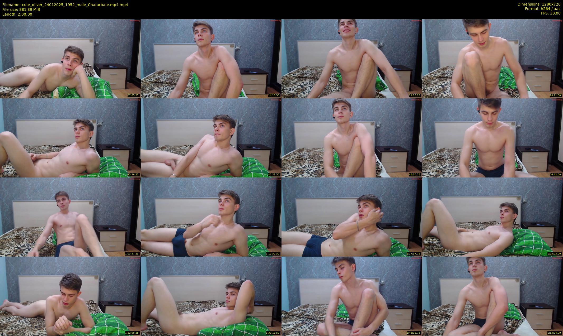 cute_oliver — 120 minute Chaturbate male cam show recording, 720p, Jan 24, 2025