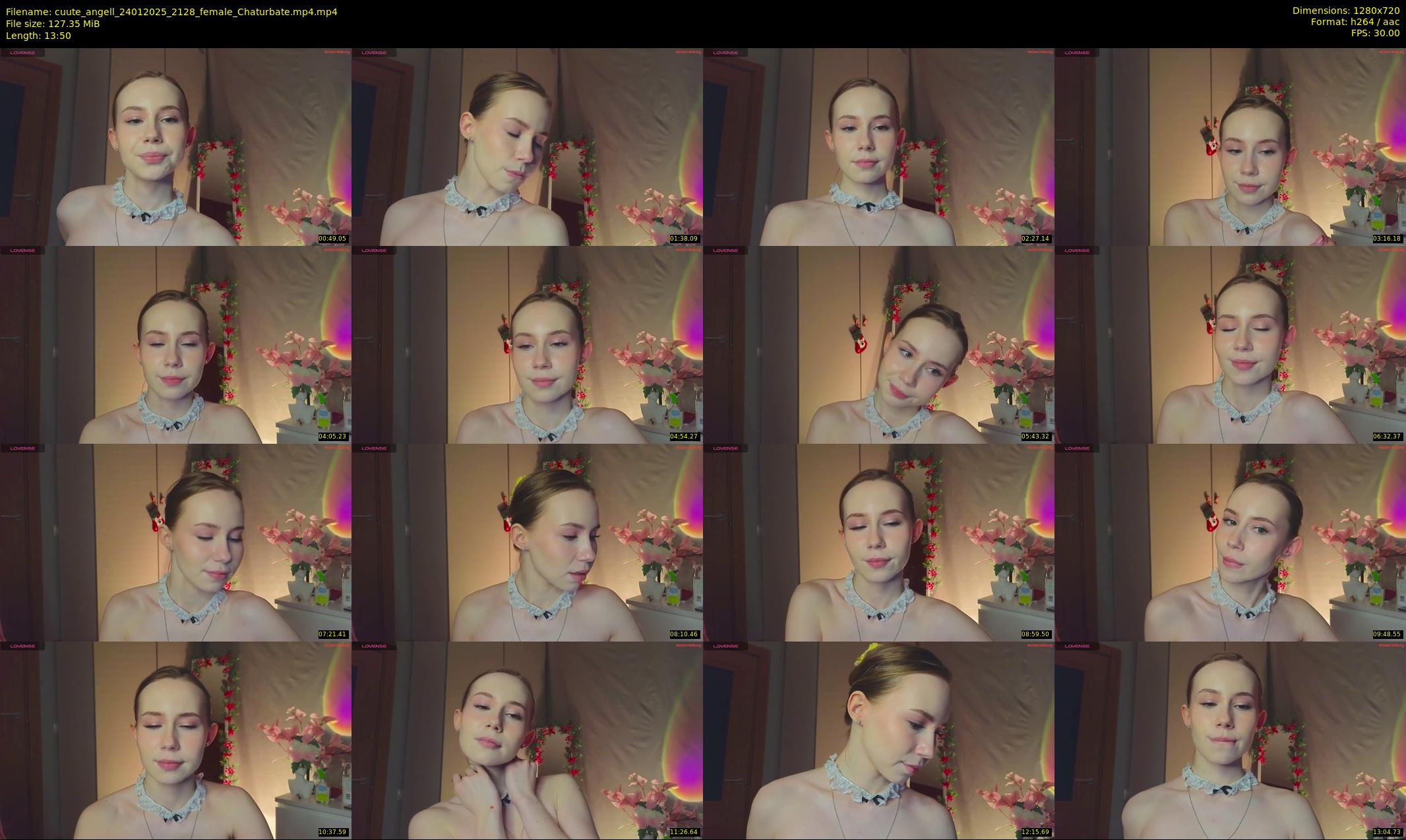 cuute_angell — 14 minute Chaturbate female cam show recording, 720p, Jan 24, 2025