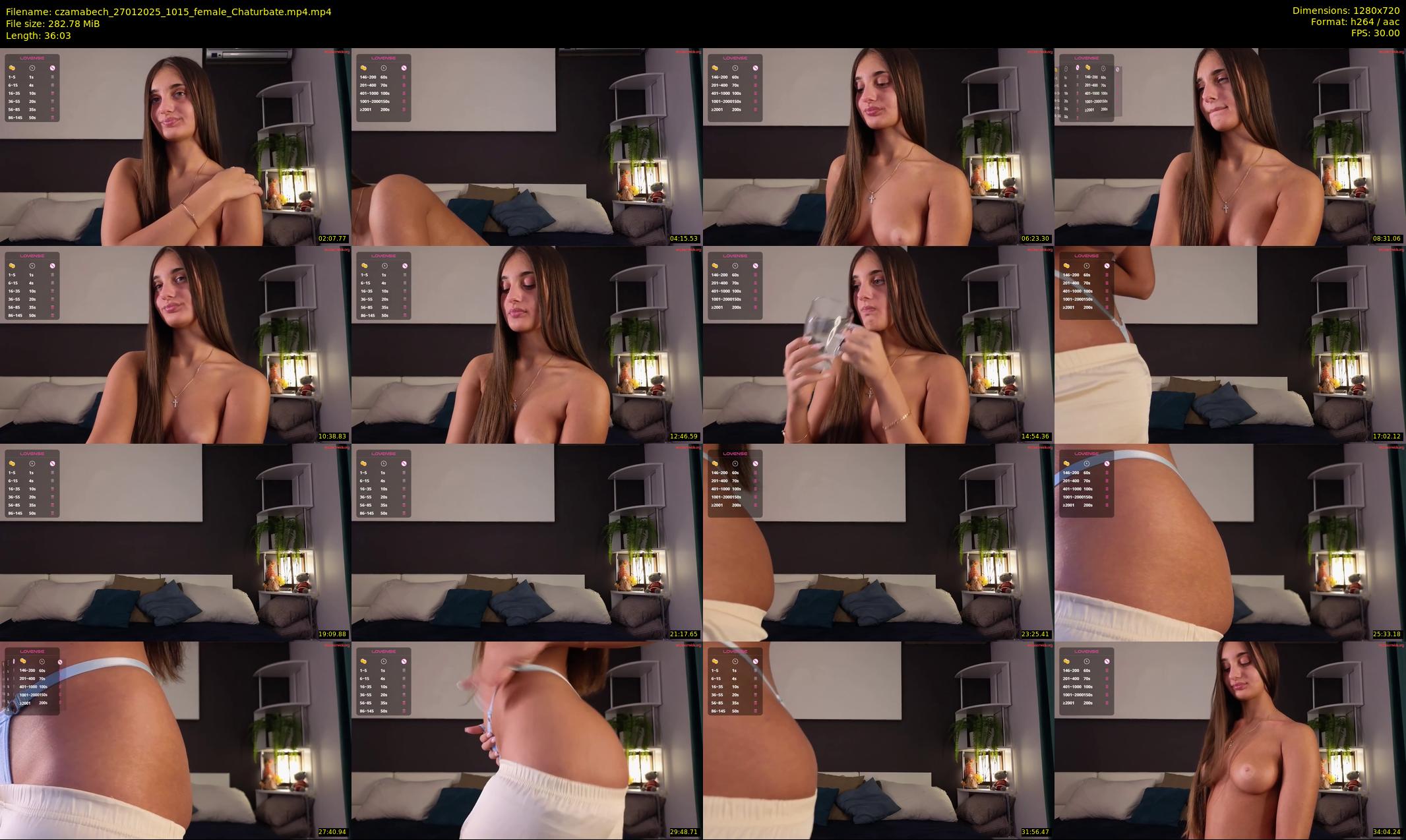 czamabech — 37 minute Chaturbate female cam show recording, 720p, Jan 27, 2025
