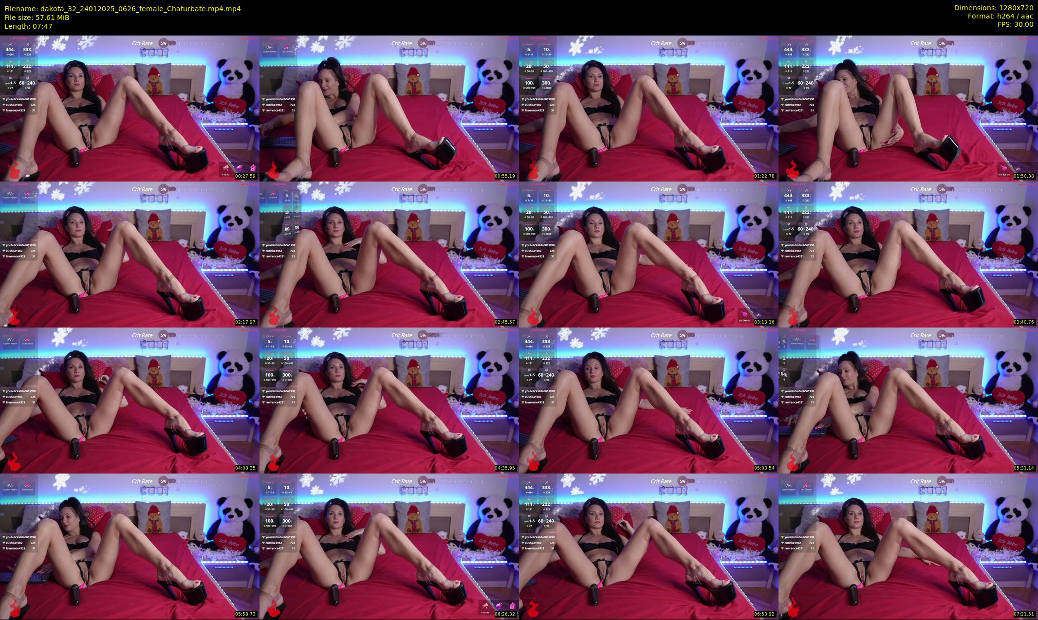dakota_32 — 8 minute Chaturbate female cam show recording, 720p, Jan 24, 2025