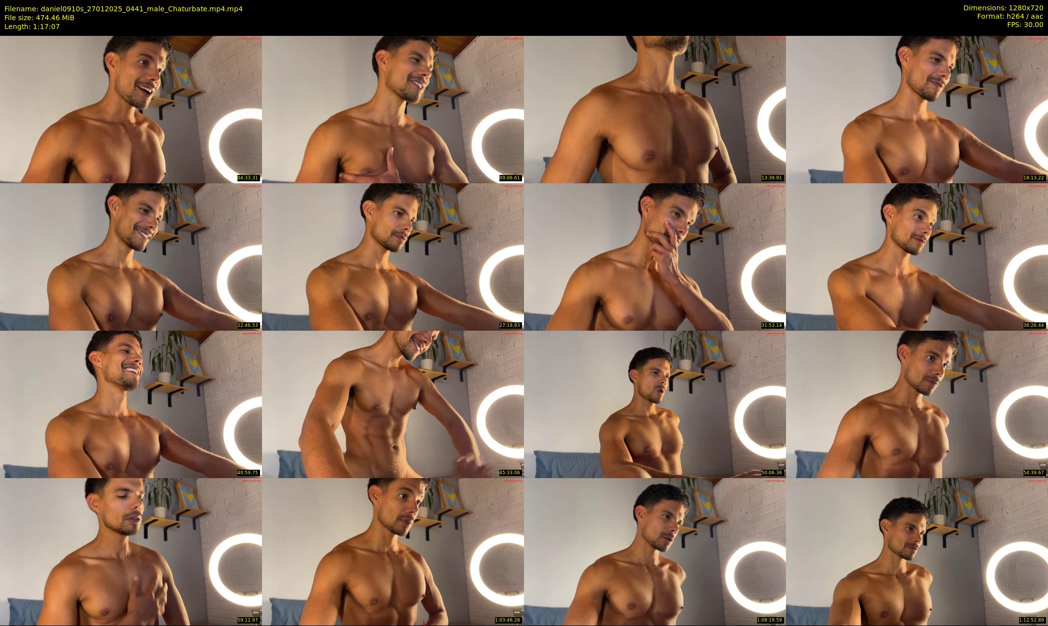daniel0910s — 78 minute Chaturbate male cam show recording, 720p, Jan 27, 2025