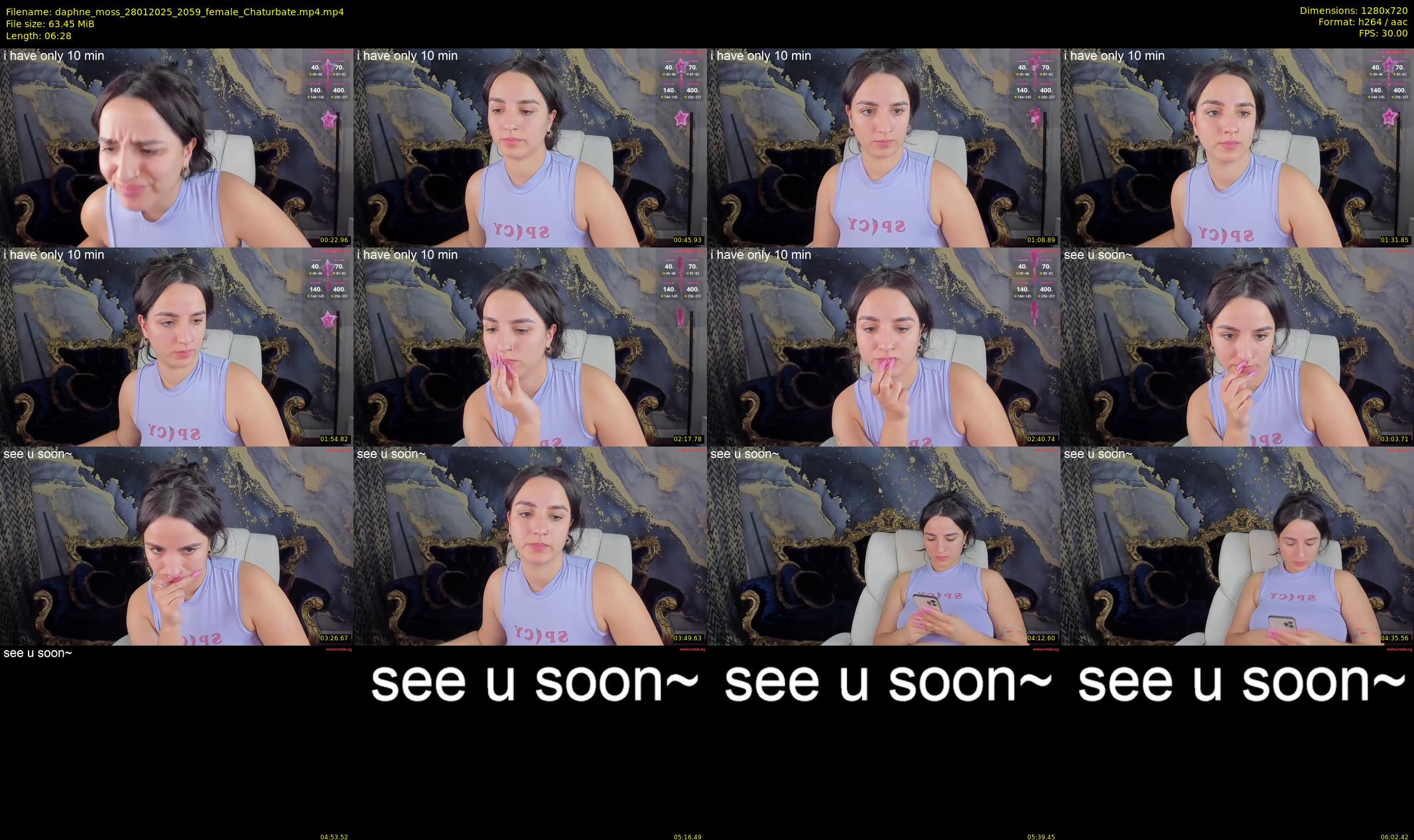 daphne_moss — 7 minute Chaturbate female cam show recording, 720p, Jan 28, 2025