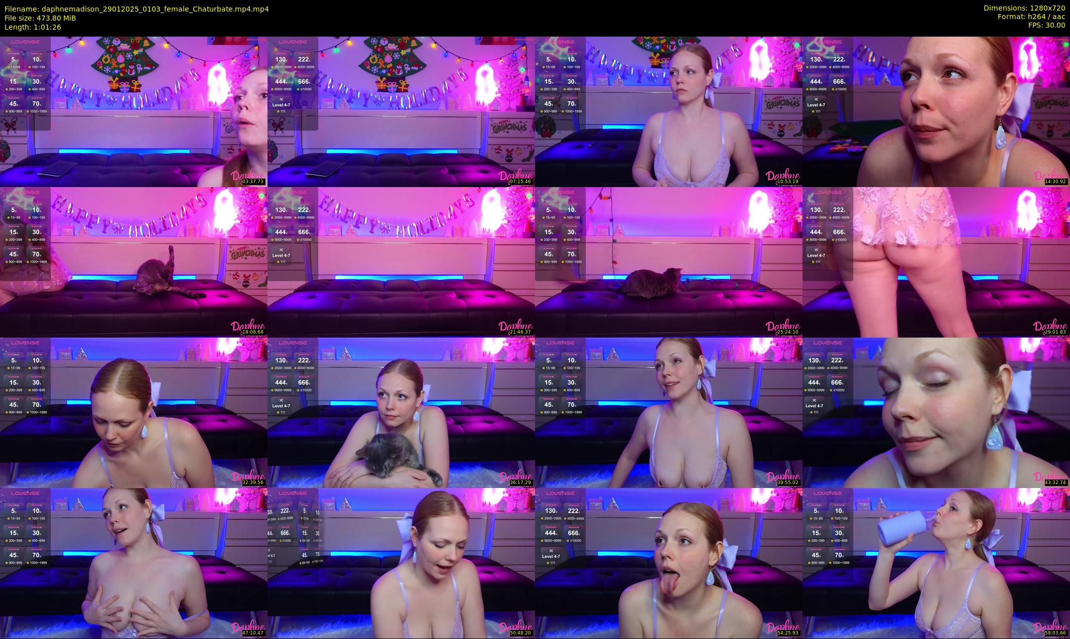 daphnemadison — 62 minute Chaturbate couple cam show recording, 720p, Jan 29, 2025
