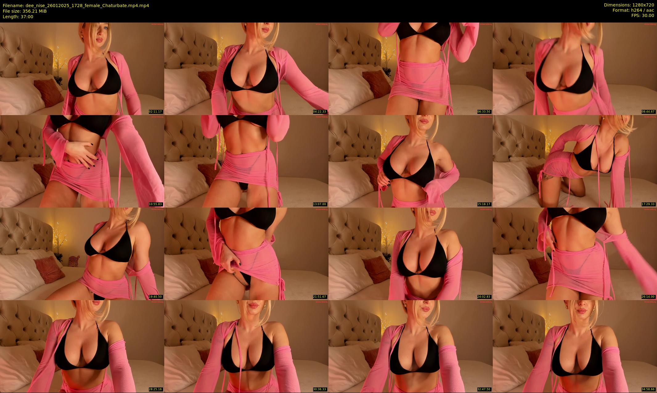 dee_nise — 37 minute Chaturbate female cam show recording, 720p, Jan 26, 2025