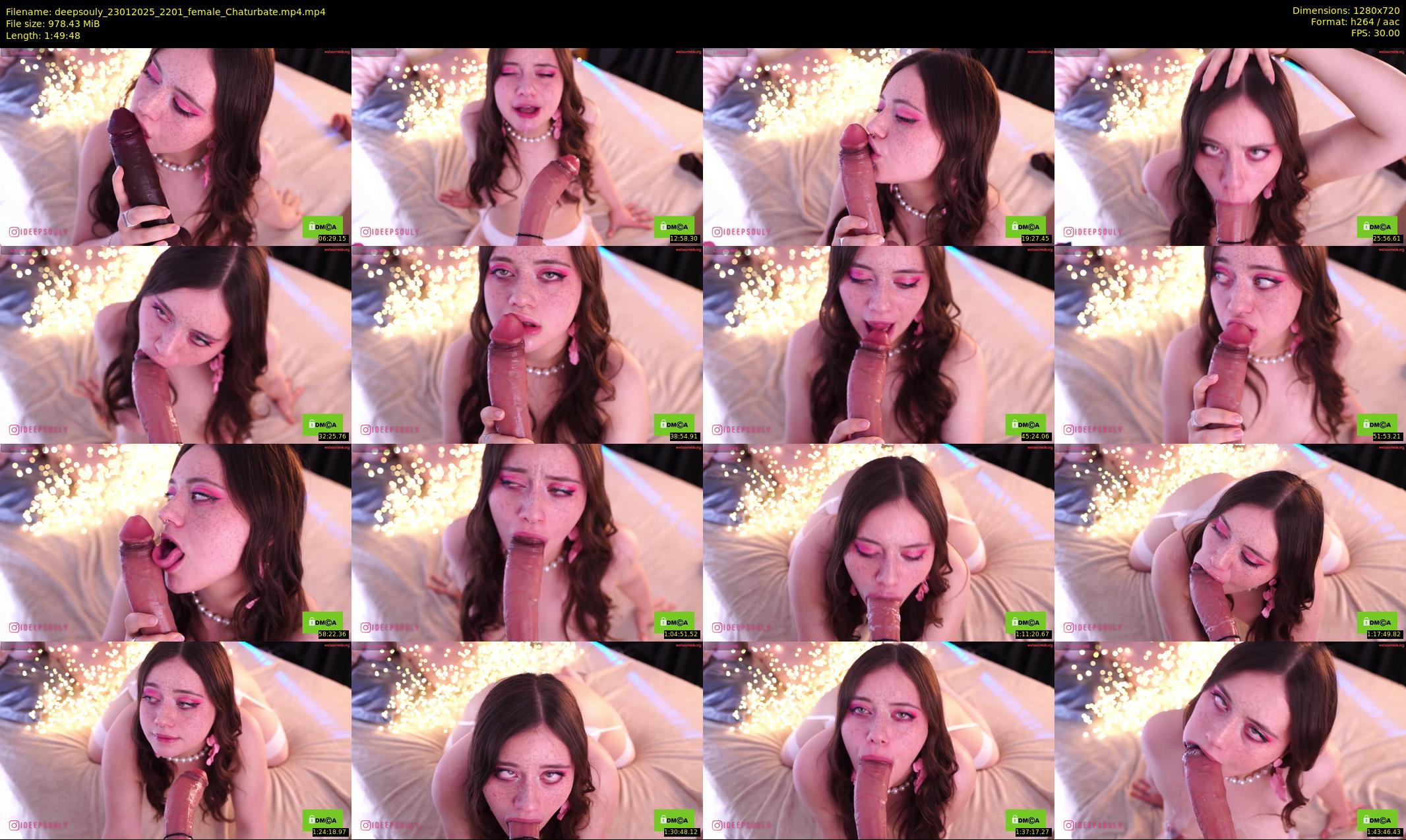 deepsouly — 110 minute Chaturbate female cam show recording, 720p, Jan 23, 2025