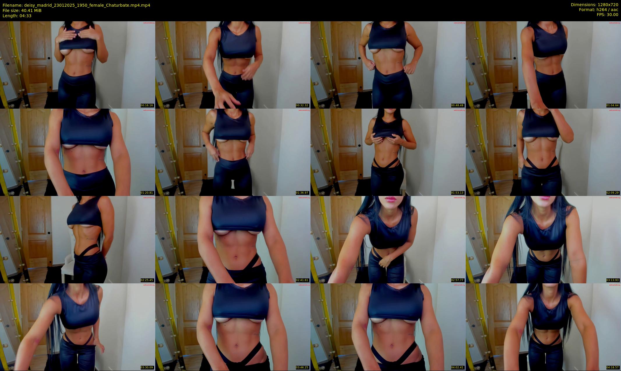 deisy_madrid — 5 minute Chaturbate female cam show recording, 720p, Jan 23, 2025